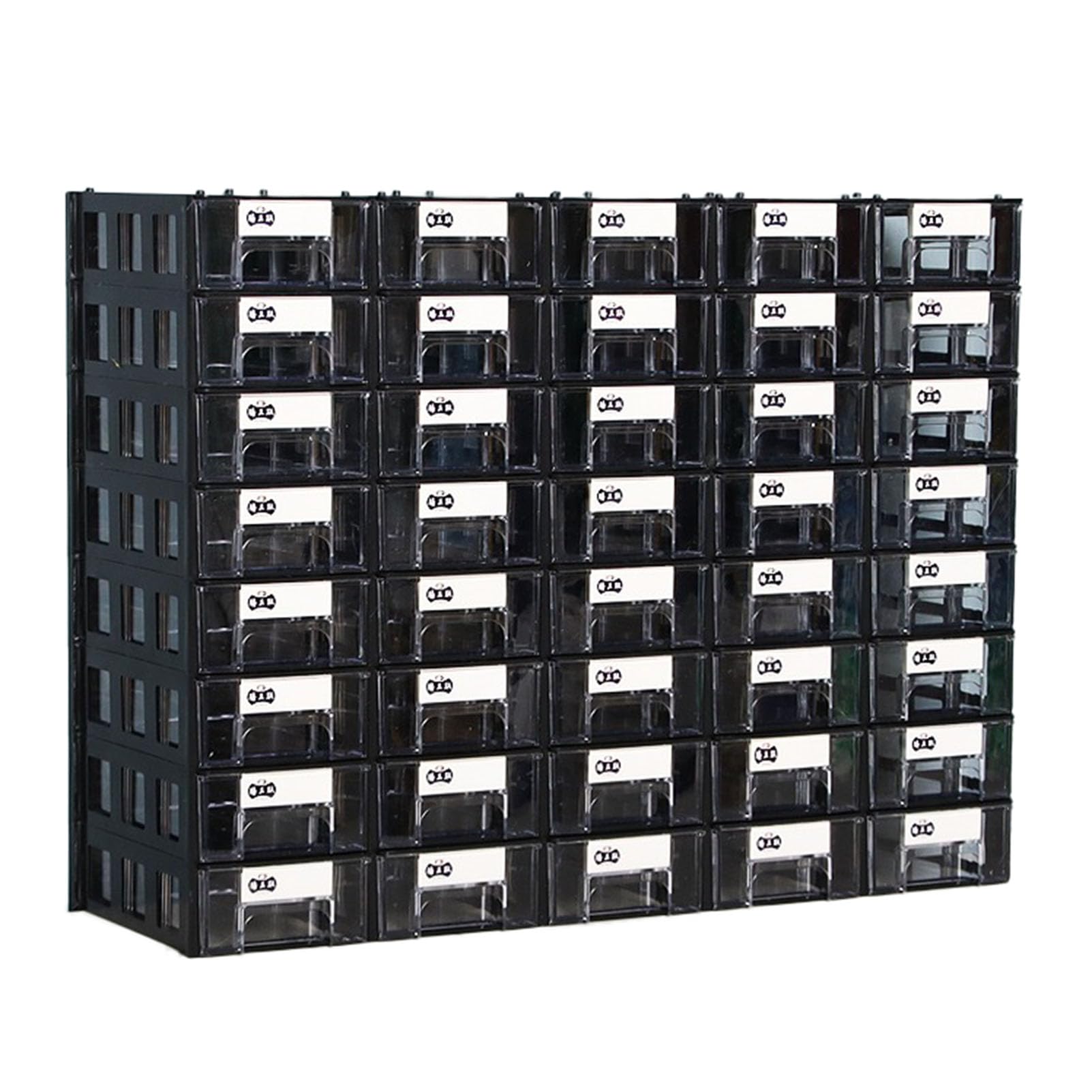 Organizador de Herramientas de Tornillo Cofre de Gabinete de Piezas Pequeñas, Armario de Almacenamiento de plástico con 40 cajones, Hardware Electrónica Tuercas Pernos Cajones de Cuentas