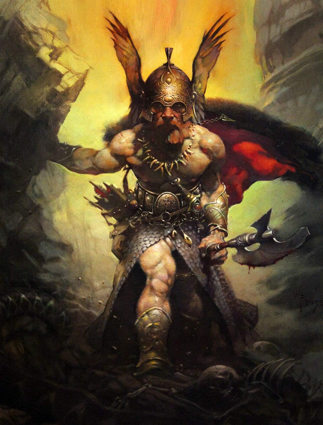 Frank FRAZETTA Series 1 Complete 90 Fantasy Art Trading Card Set COMIC IMAGES 1991 : Arts, Crafts & Sewing