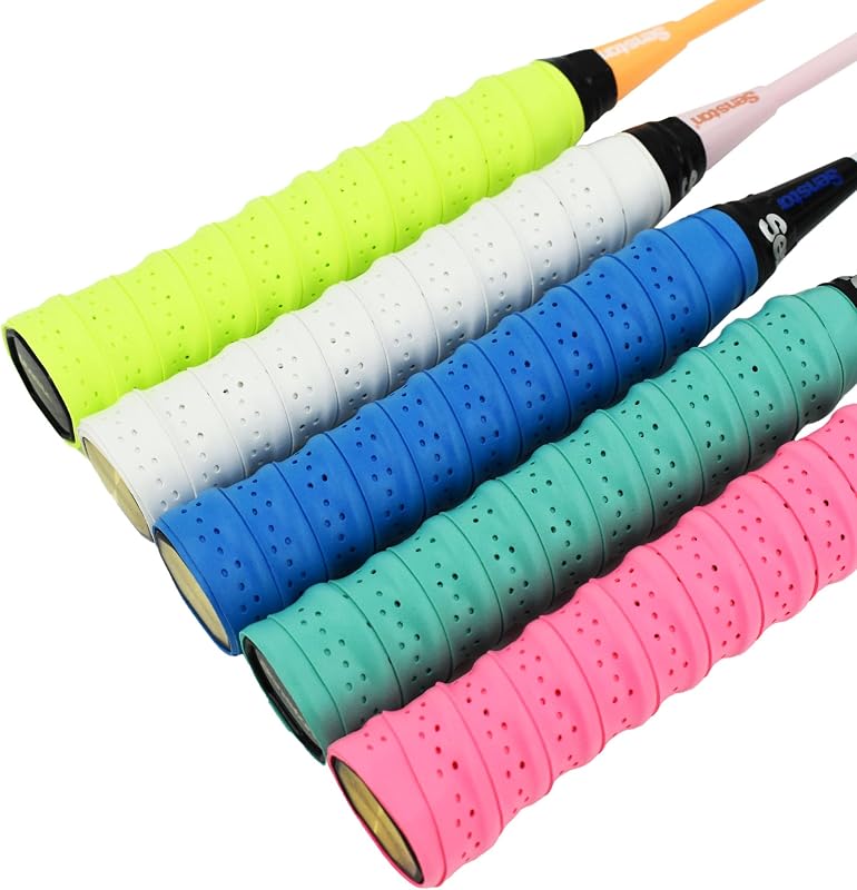 Nuevo Agarre de raquetas antideslizante perforado Super absorbente tenis Overgrip bádminton Overgrip Pickleballs Overgrip