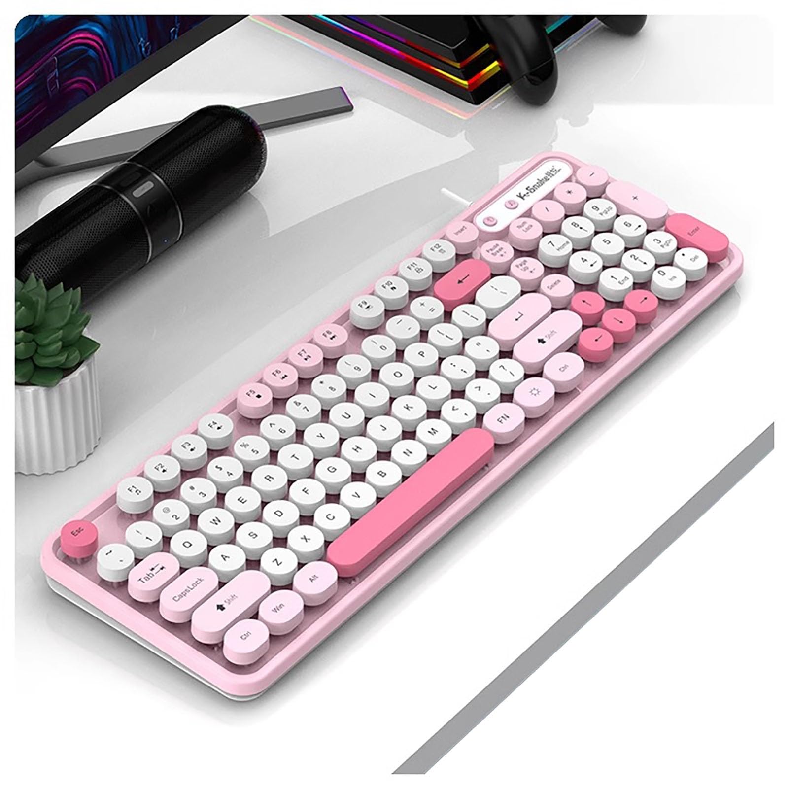 Tastiera Tastiera da gioco Prova il massimo piacere di gioco, silenzioso ed efficiente: tastiera da gioco sussurrata e confortevole ed ergonomica(G)