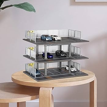 Amazon.co.jp: cxiiuui 1/64 ミニカー ディスプレイ ケース 駐車場 PVC