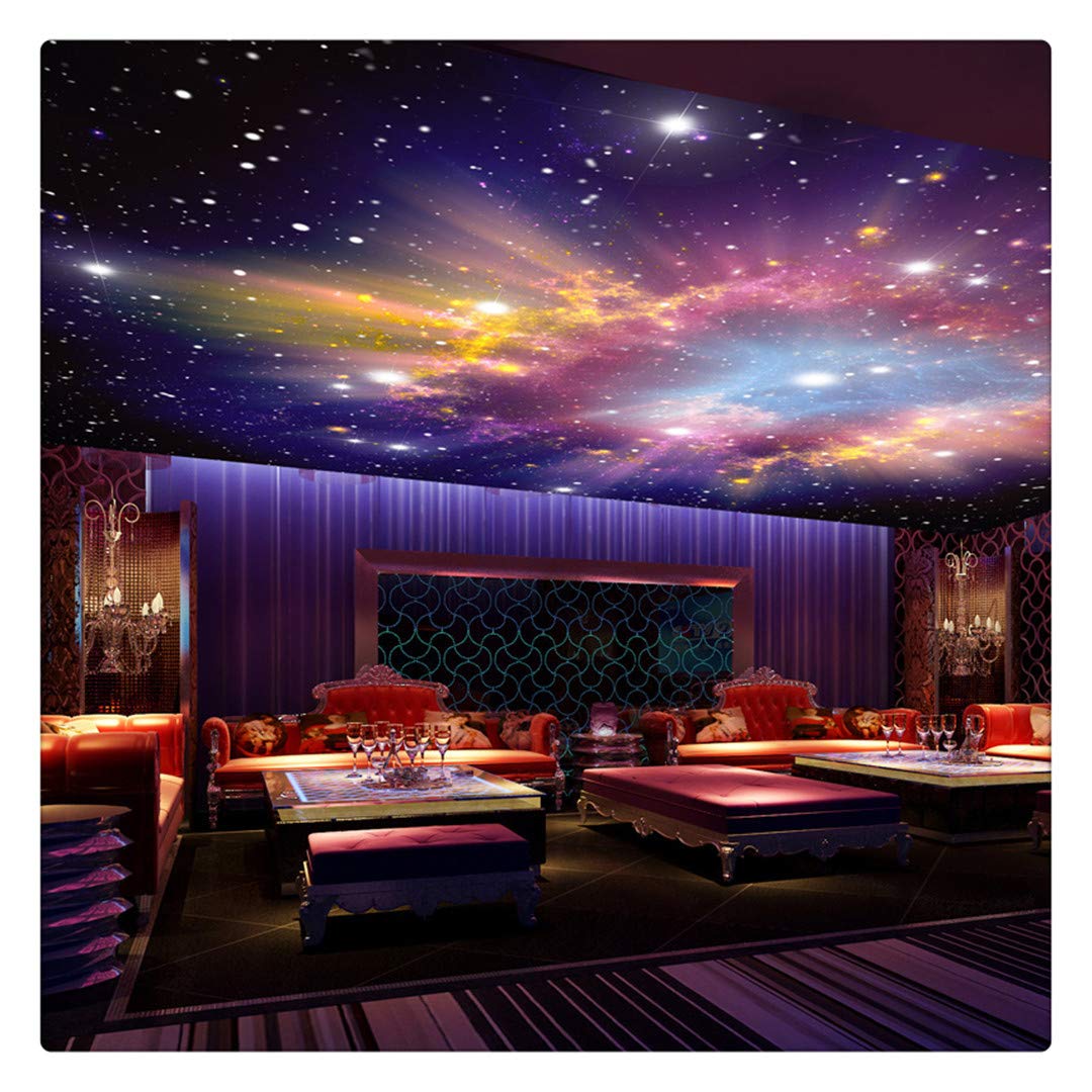 Murals 3D Star Nebula Night Sky Wall Painting Ceiling Smallpox Wallpaper  Bedroom Tv Background Galaxy Theme Wallpaper,300Cmx210Cm - - Amazon.com