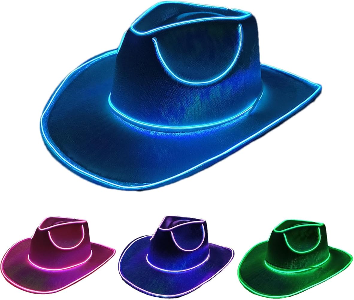 COWBOY HOED - UV / BLACKLIGHT - NEON GROEN - Glow Specialist - Glow Specialist COWBOY HOED - UV / BLACKLIGHT - NEON GROEN - Glow Specialist - Glow Specialist