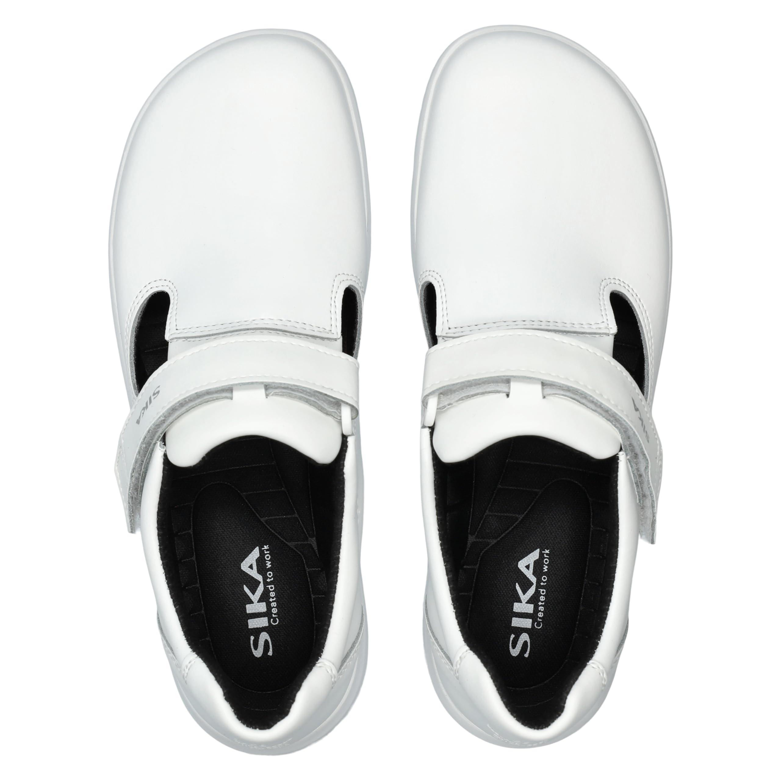 Sandalia OptimaX sin puntera blanco O1 + SRA + negro 191