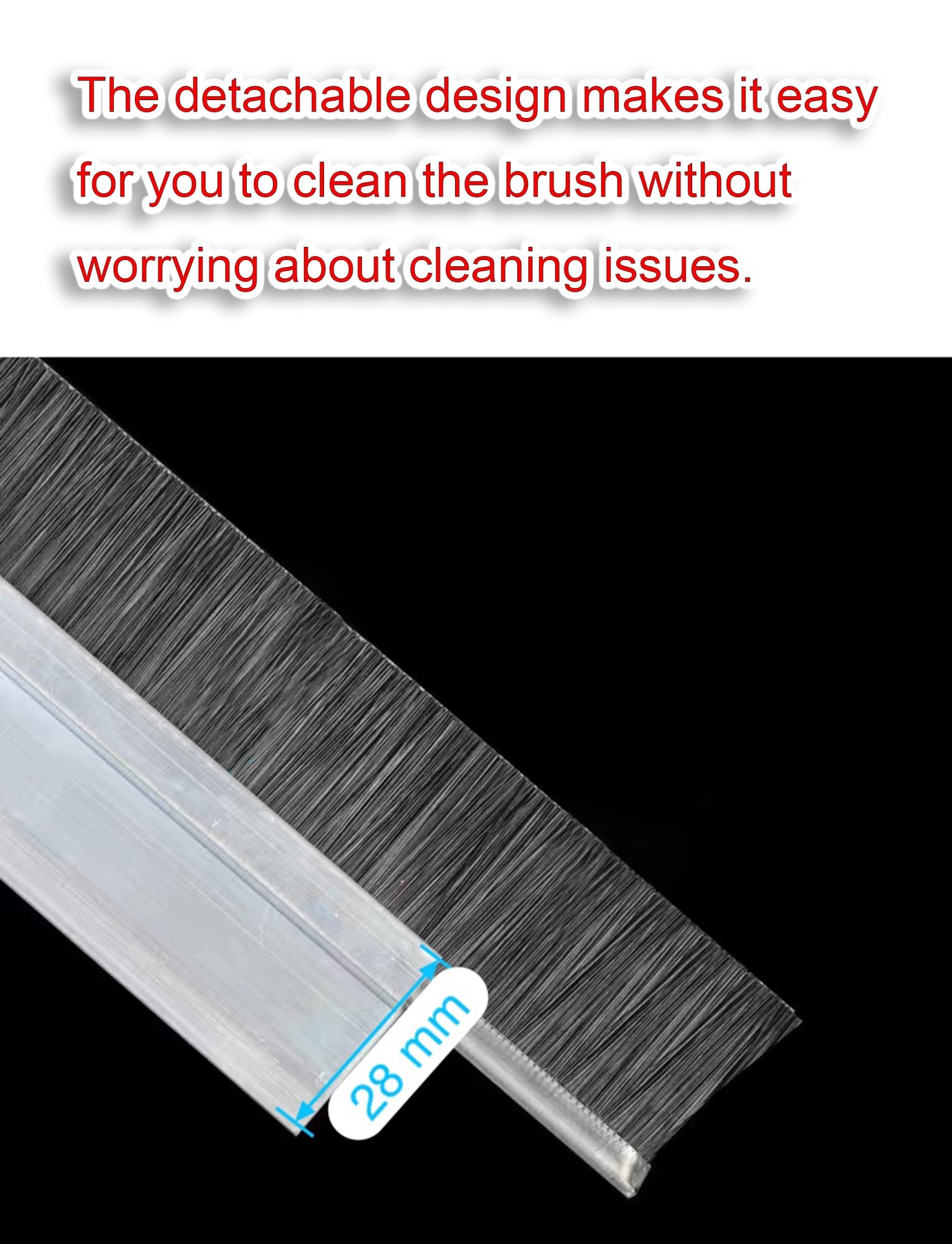 Taśma aluminiowa typu H uszczelka z nylonowym włosiem zapewnia odporność na warunki atmosferyczne i kurz w szafkach i obudowach