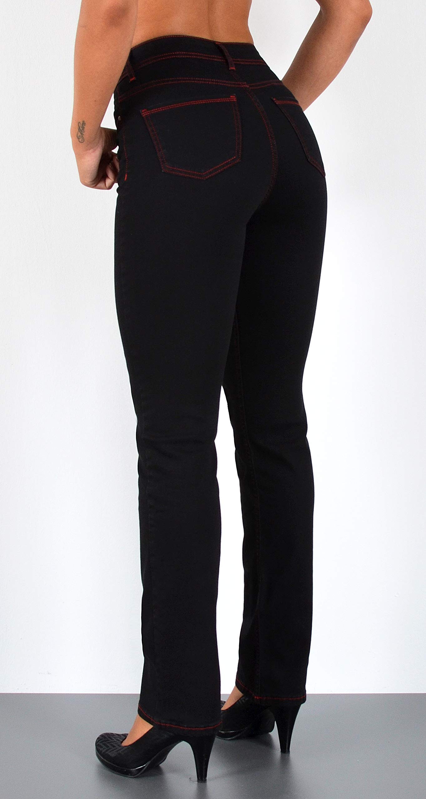 Jean Femme Dorit Jean Femme Taille Haute Femme Jean Jean Femme Taille Elastique Jeans Femme Straight Jeans Femme Taille Haute Femme Jean High-Waist Jean taille haute femme Jean grande taille G600