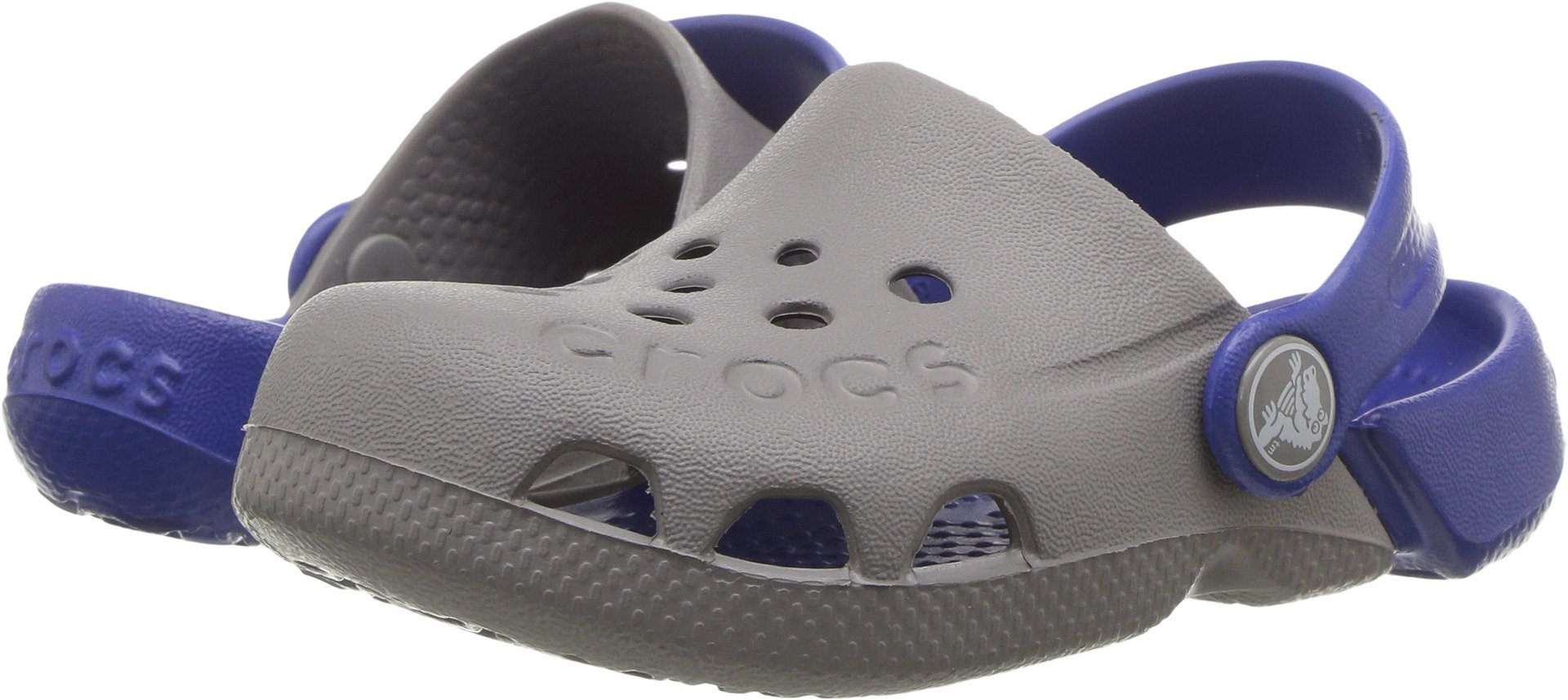 Crocs Crocband Electro Kids, smoke/cerulean blue, 8 M US Toddler