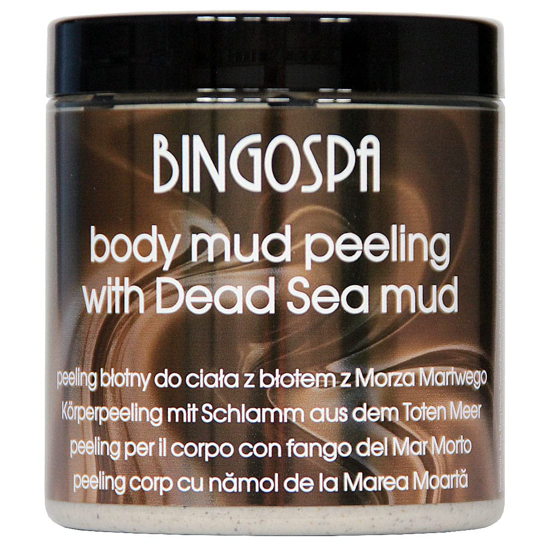 Dead Sea Mud Body Scrub for Oily Skin Cellulite and Stretch Marks 250g BINGOSPA