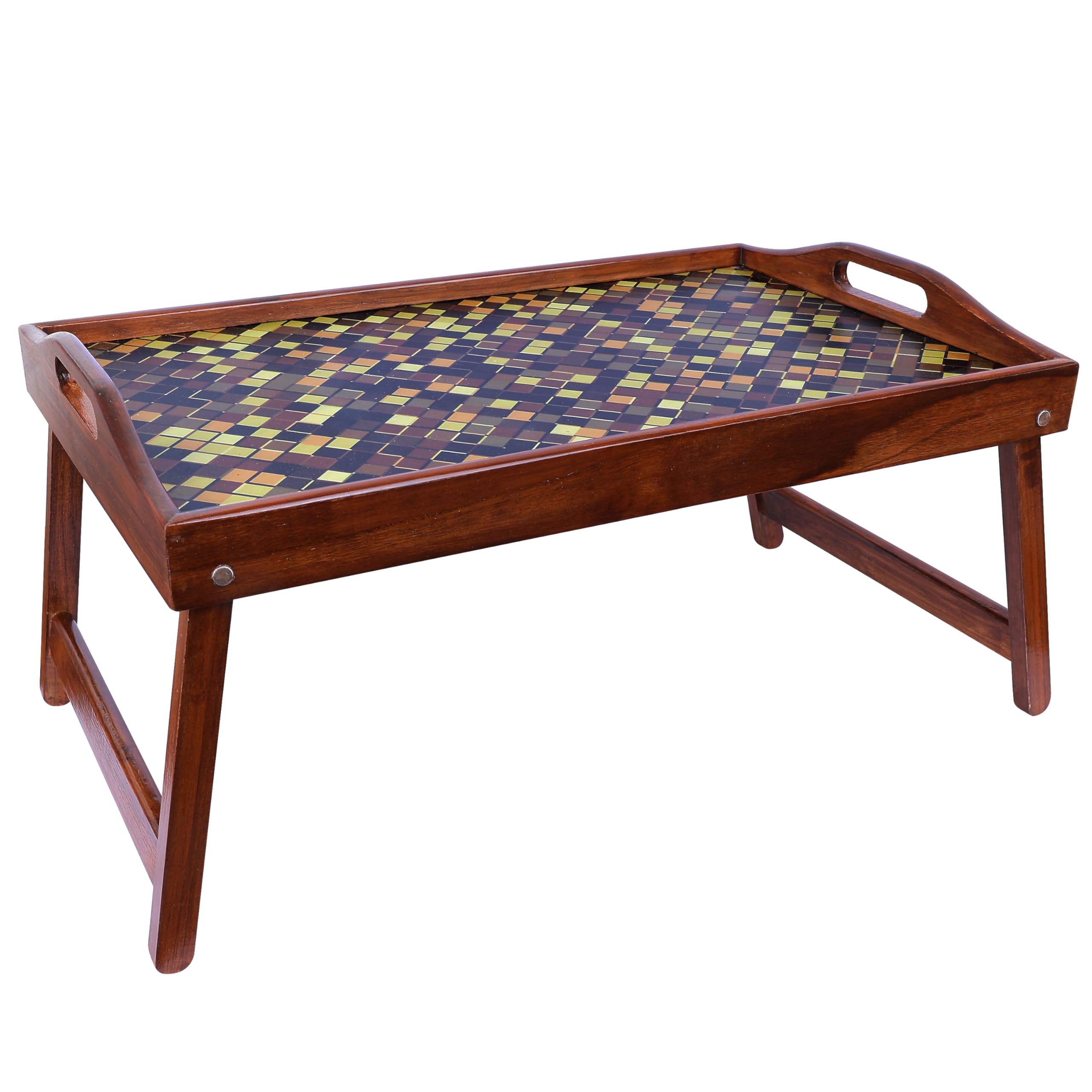 ROGER & MORIS Breakfast Folding Table (Teak Wood) (Size 49.5cm X 31cm X 6cm) (B0CR6QNPLW) Amazon Price History, Amazon Price Tracker