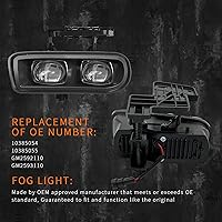 Vista 6 de Faros antiniebla LED compatibles con GMC Sierra 1999-2002 [2000 2001 2002 2003 2004 2005 2006 GMC Yukon] luces antiniebla de conducción