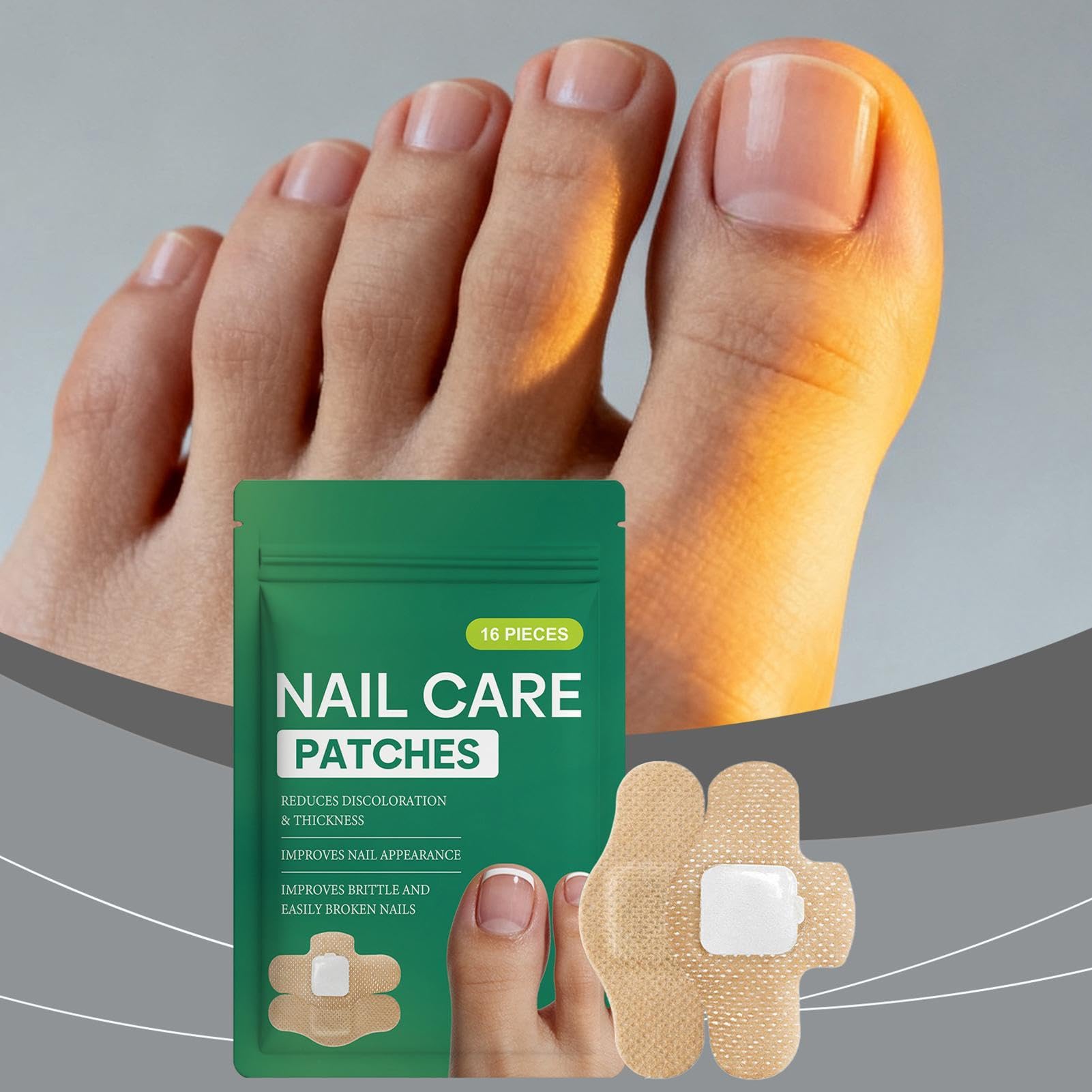 Nagelpflaster – Zehennagel-Pflege, Nagelstärkungspflaster – für Männer, Frauen, , Freunde, Reisende, Profis, Büro, Zuhause, Reisen, Salon, Maniküre, tägliche Routine