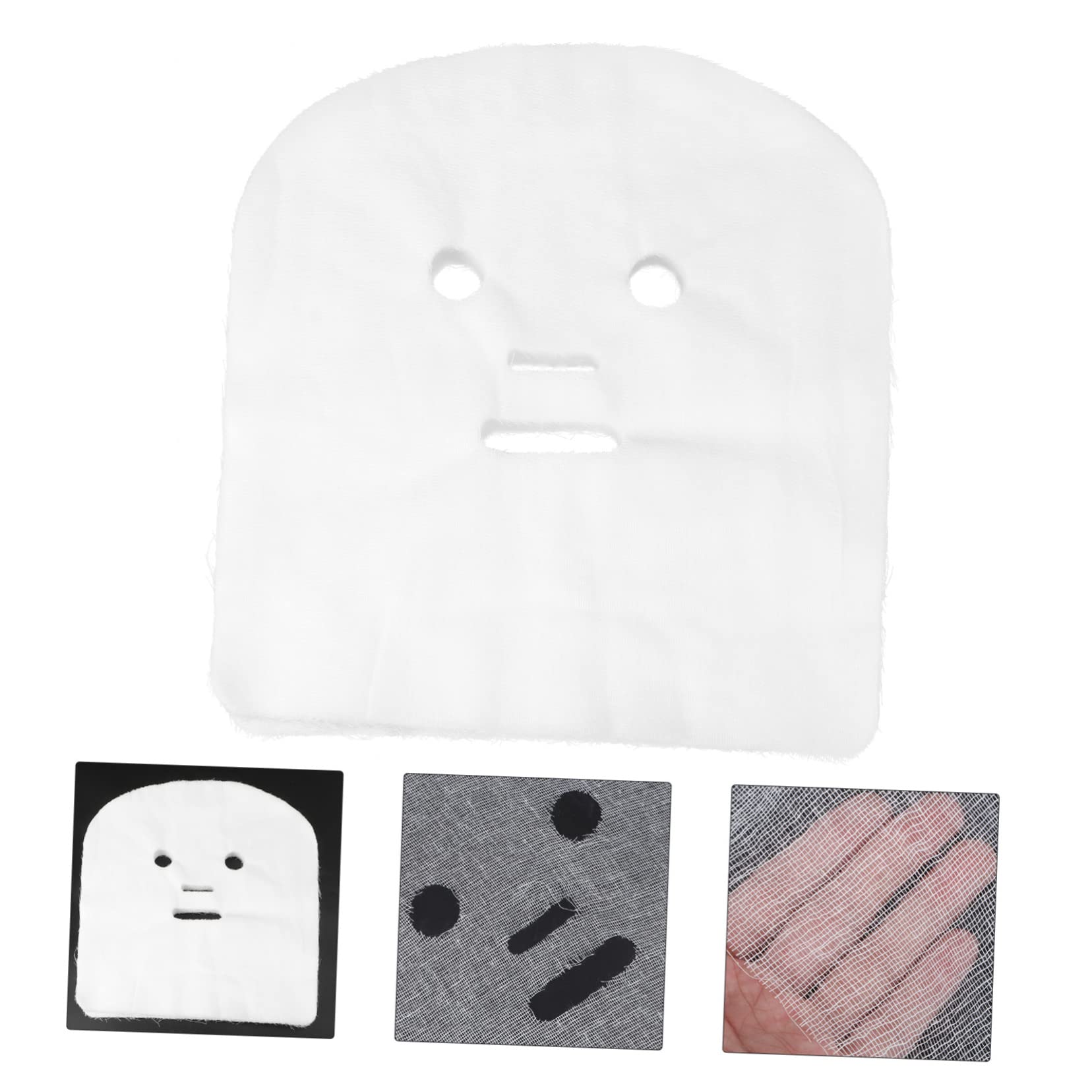 minkissy 300stücke Baumwoll- Für Schönheitssalons Atmungsaktive Gesichtsmaske Sanfte Und Hygienische Anwendung Für Professionelle Und Private Nutzung