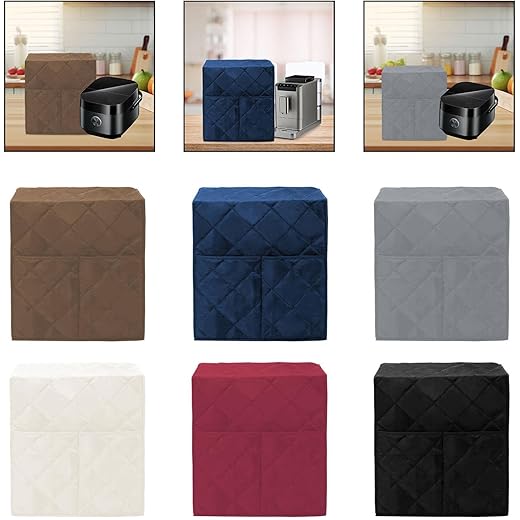 CALANDIS? Coffee Making Machine Cover Washable Waterproof Reusable for Cafe Office Bar Coffee Color | Espresso Machines | Coffee & Tea Makers | Small Kitchen Appliances | Kitchen, Dining & Bar