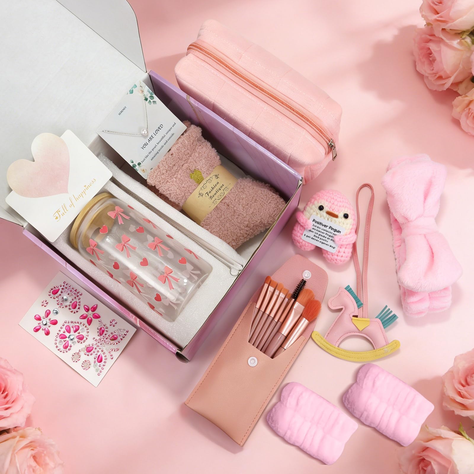 Regalo per Ragazze di 9, 10, 11, 12, 13, 14, 15 Anni, Regalo Compleanno o San Valentino, Idea Regalo per Migliore Amica, Sorella o Collega, Set Regali Donna e Bambina