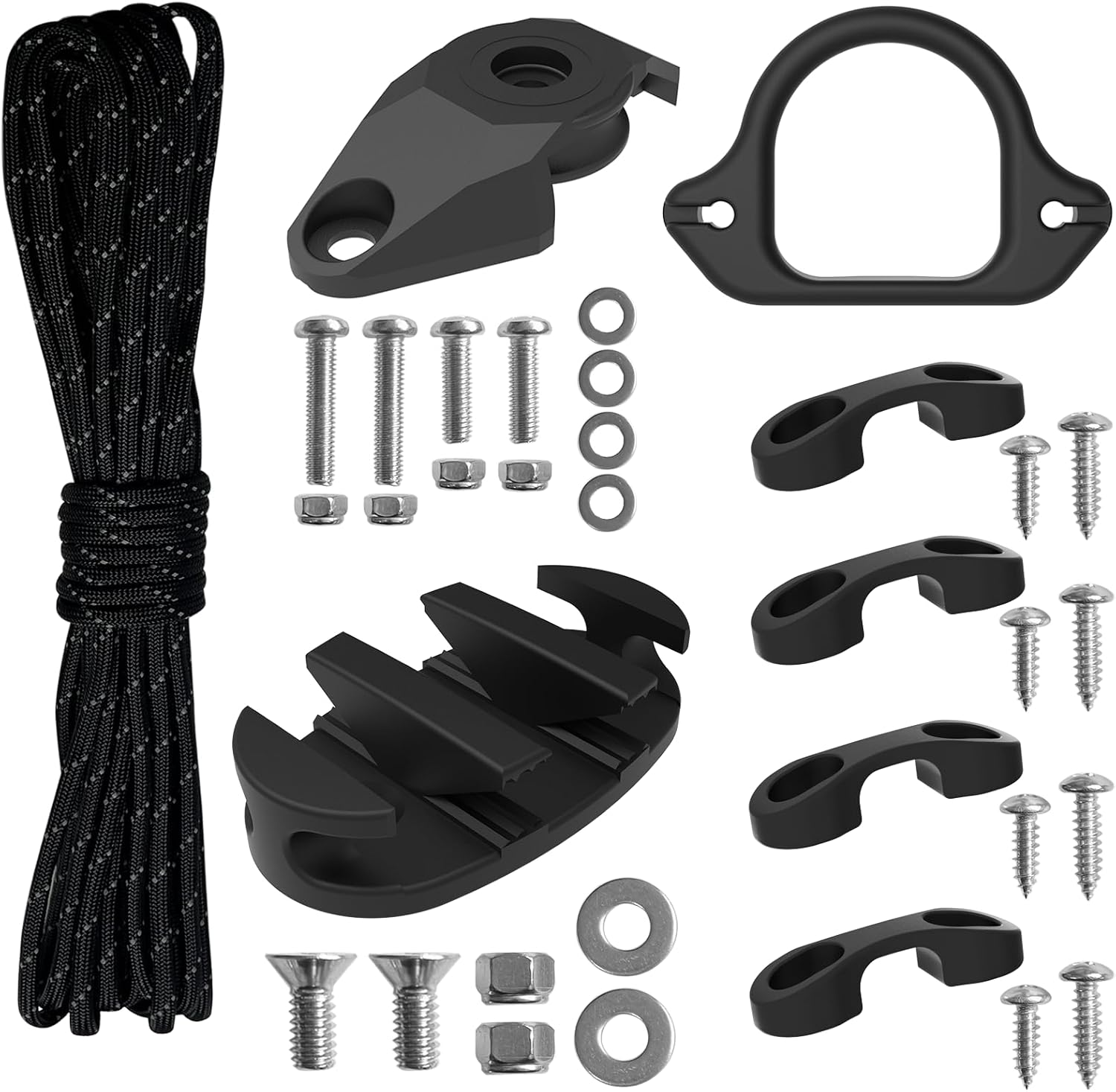 Kayak Anchor Trolley Kit Mounting Hardware for Kayak Canoe Boats Water Sports Kayak Anchor Trolley Kit Mounting Hardware for Kayak Canoe Boats Water Sports