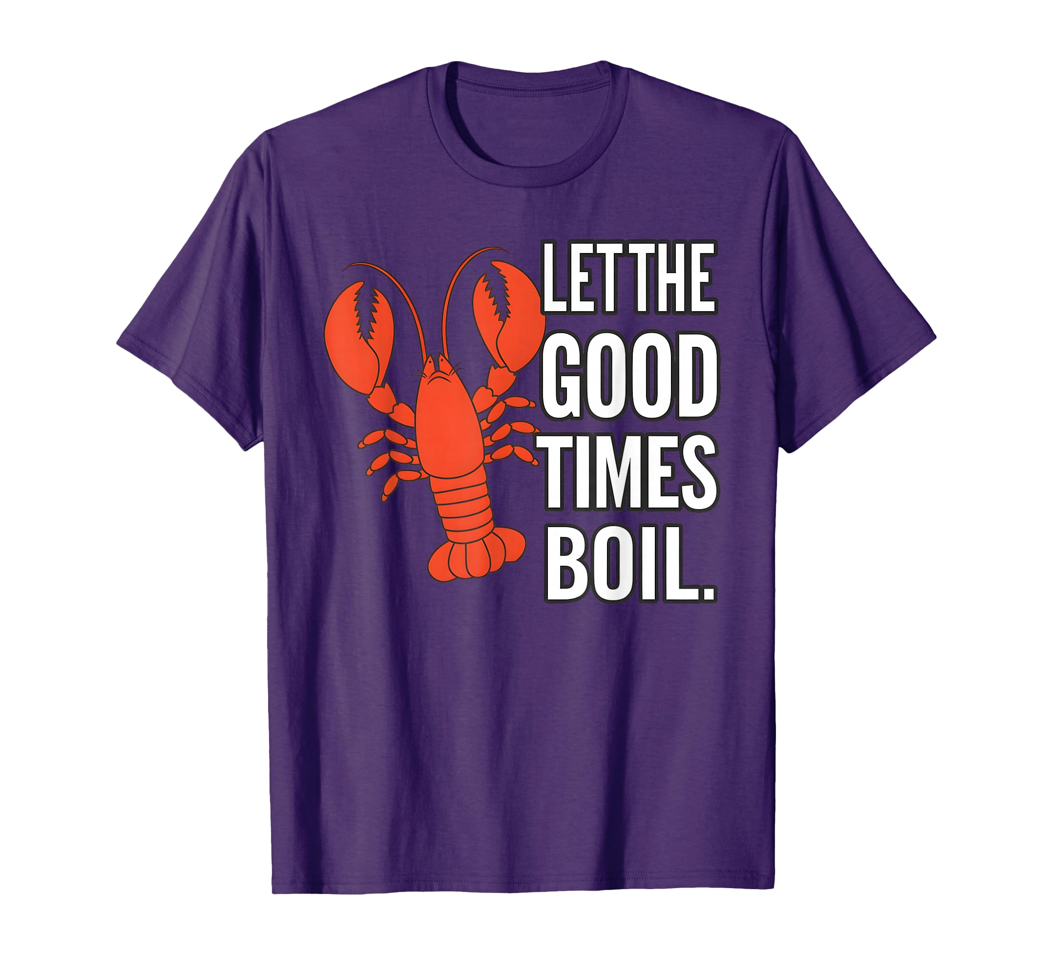 Let The Good Times Boil Funny Crawfish Boil Mardi Gras Beads T-Shirt