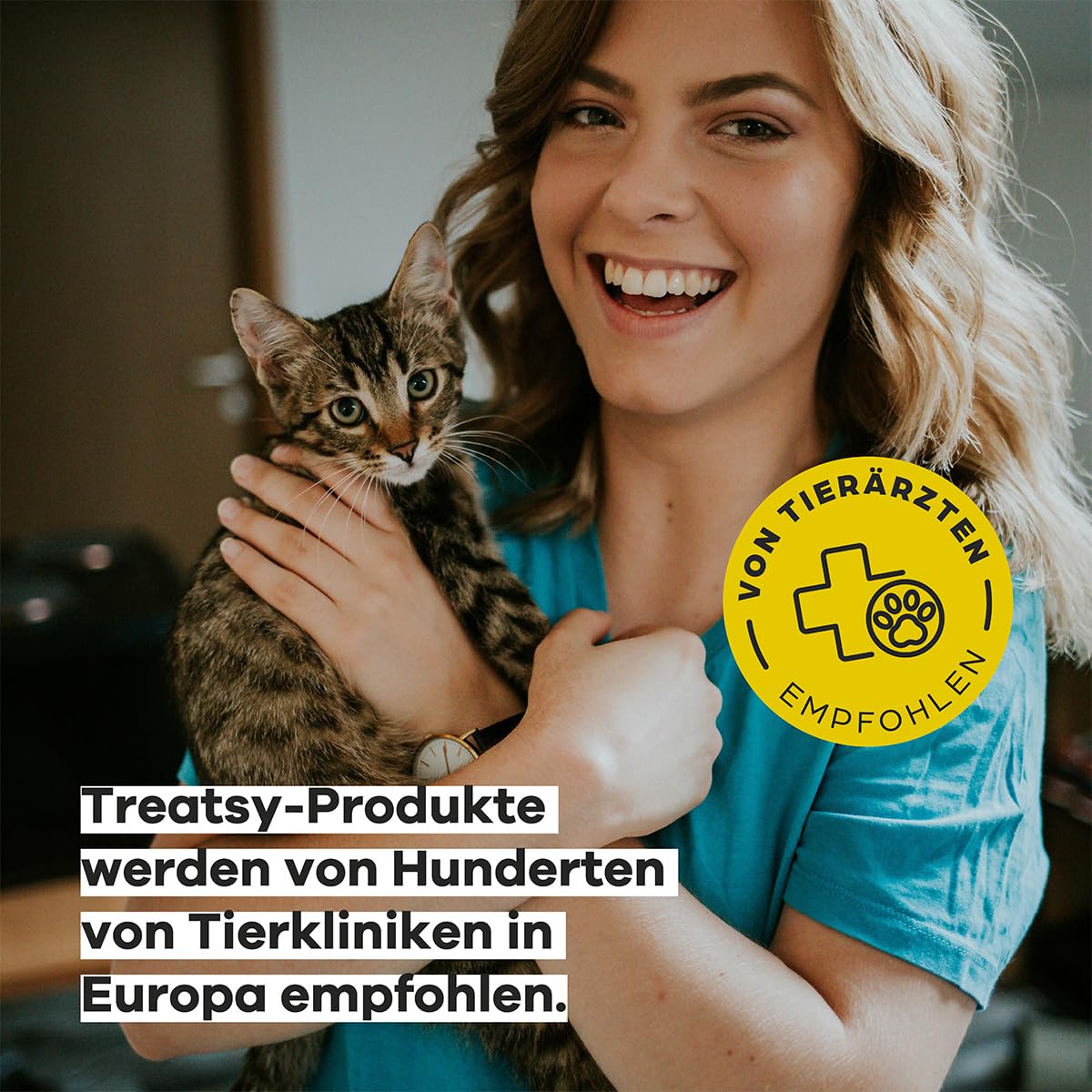 Ergänzungsfuttermittel für Katzen – Verdauung – Gegen Durchfall & Verstopfung – Prä- & Probiotika, Flohsamenschalen – Von Tierärzten empfohlen