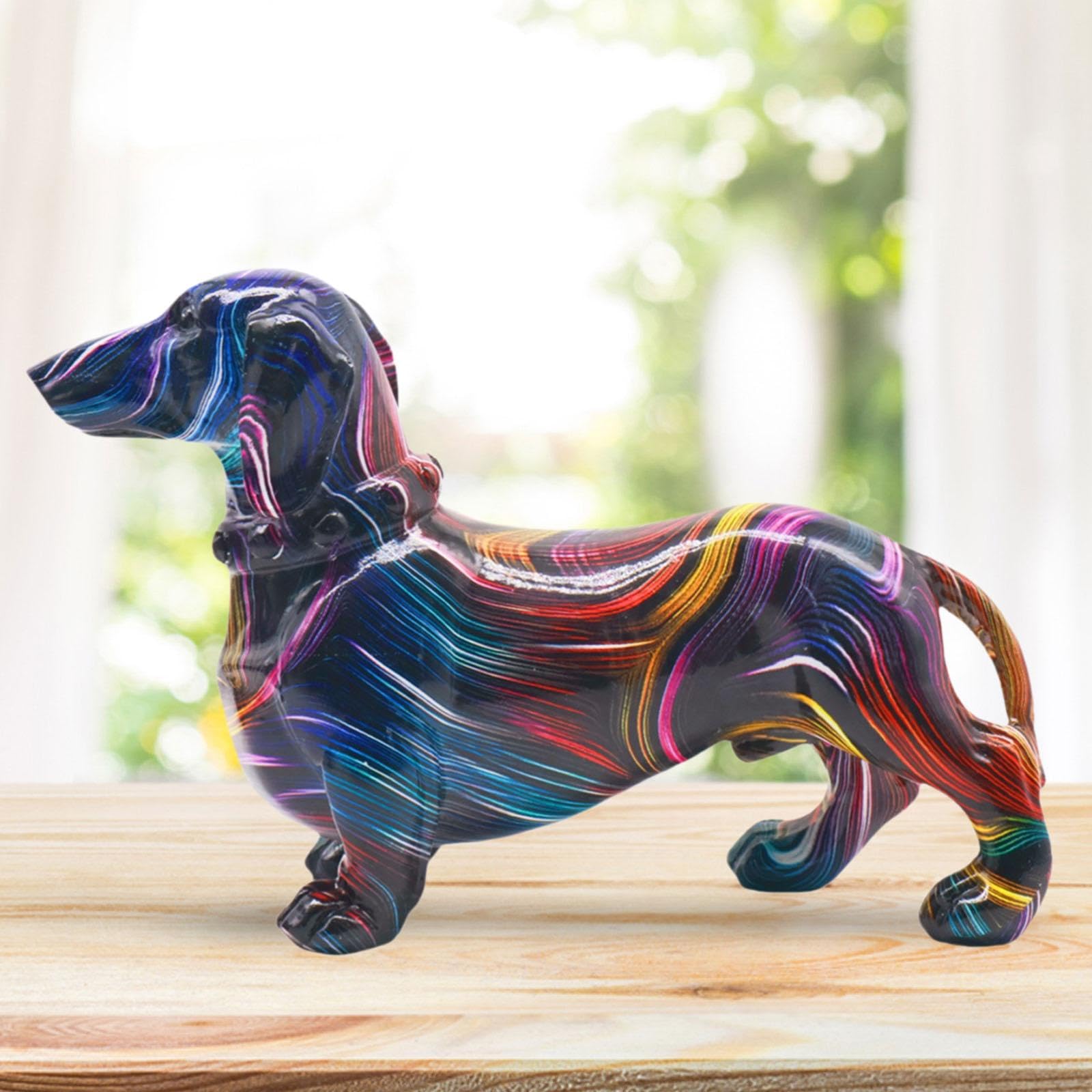 ダックスフンド 置物 犬 フィギュア インテリア Amazon.co.jp: Fenteer ダックスフンド犬の置物彫刻ディスプレイ卓上