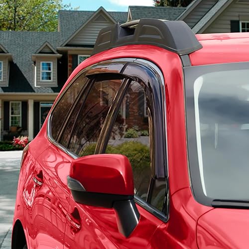 Miniatura 2 de Voron Glass Protectores de lluvia extra duraderos para Subaru Outback 2015-2019, deflectores de ventana, viseras de ventana de ventilación,