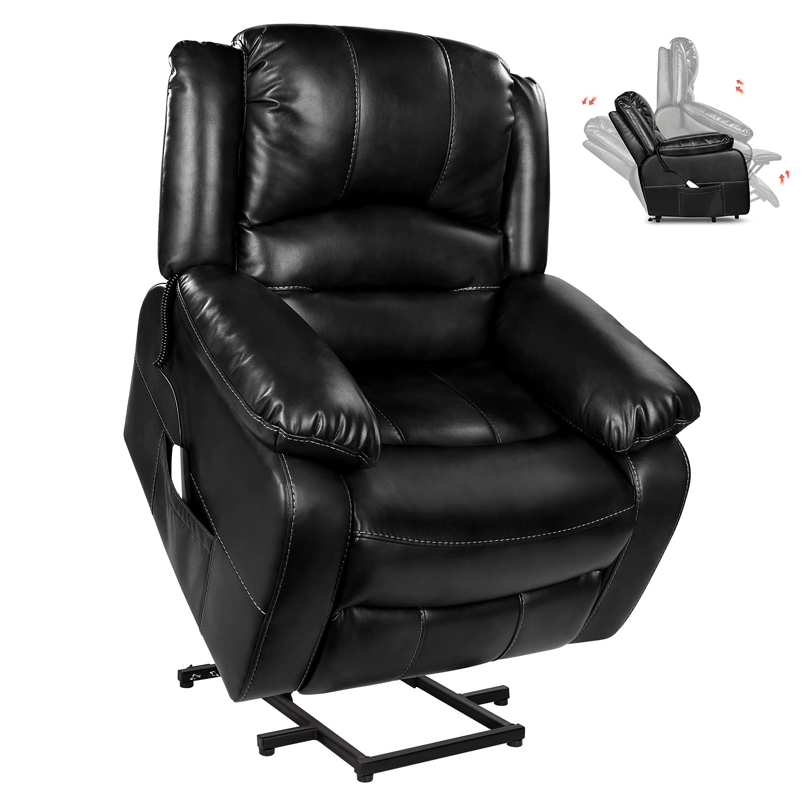 Buy TACKspace Power Lift Recliner Chair for Elderly, Safe Slow Lift