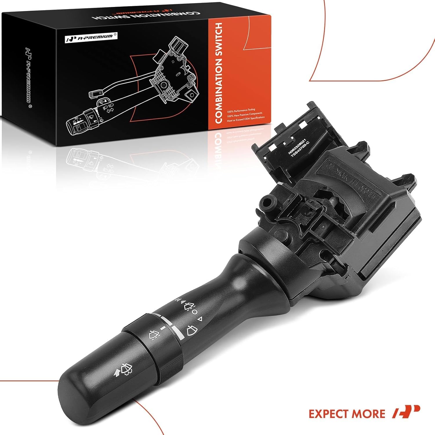 A-Premium Windshield Wiper Switch Compatible with Toyota Camry 2012-2013, Corolla 2008-2013, Tundra 2008 2014, Yaris 2006-2011 & Lexus ES350 2008 2011, CT200h 2011-2012