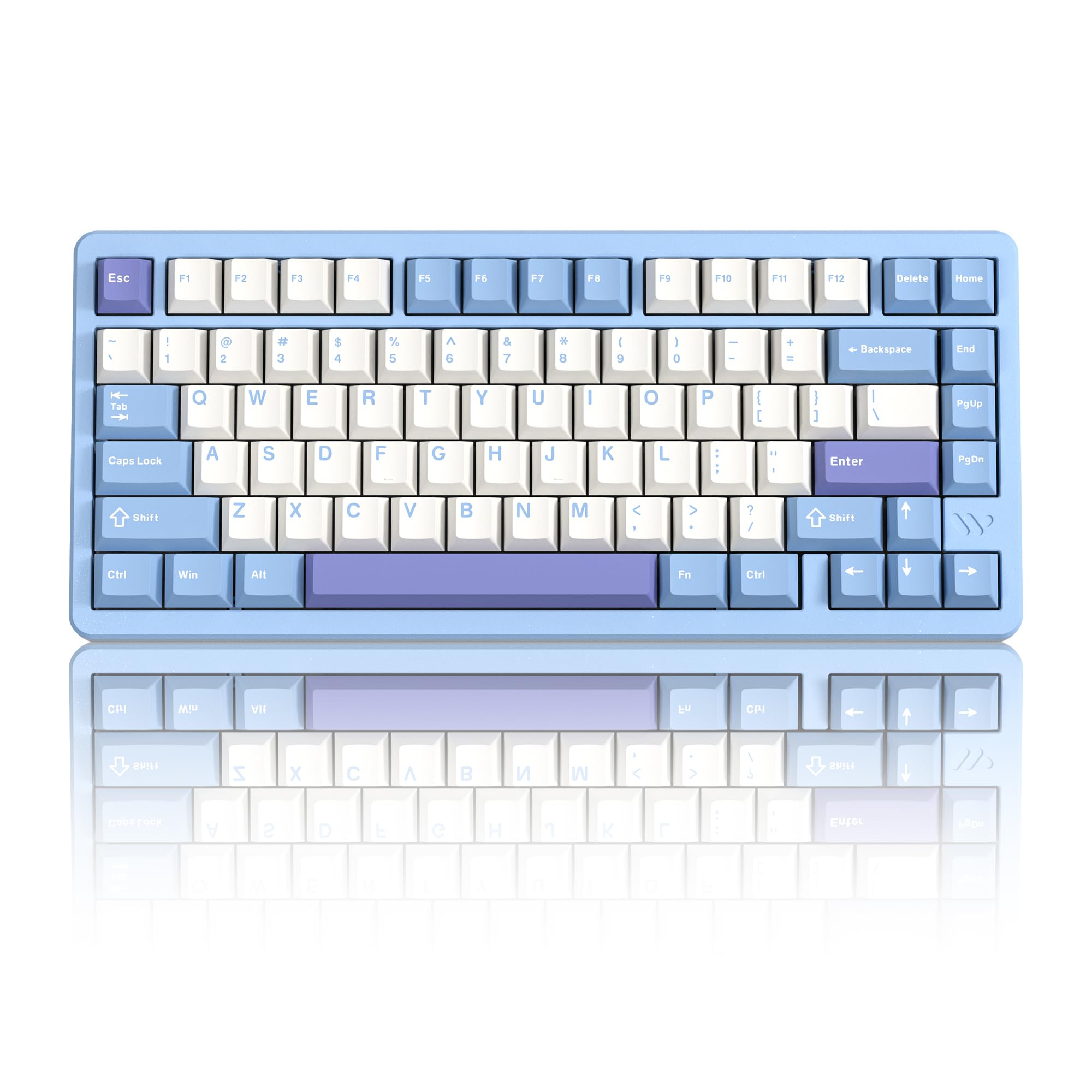 Amazon | Womier SK75 ゲーミングキーボード アルミ合金 75%無線機械 