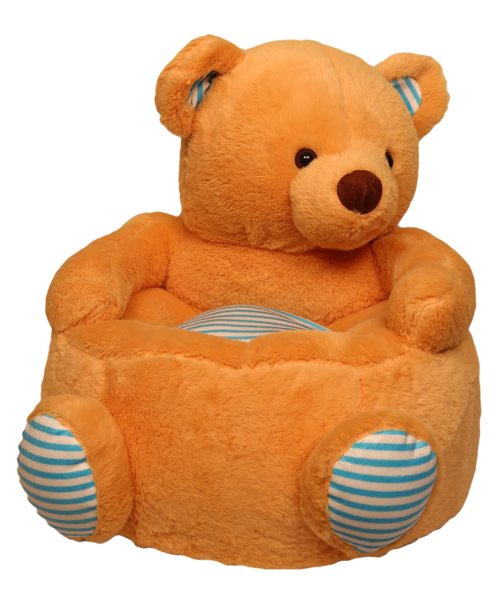 HELLO BABY Soft Plush Cushion Baby Sofa Seat or Rocking Chair for Kids 0 to 2 Years (Teddy)-image-23