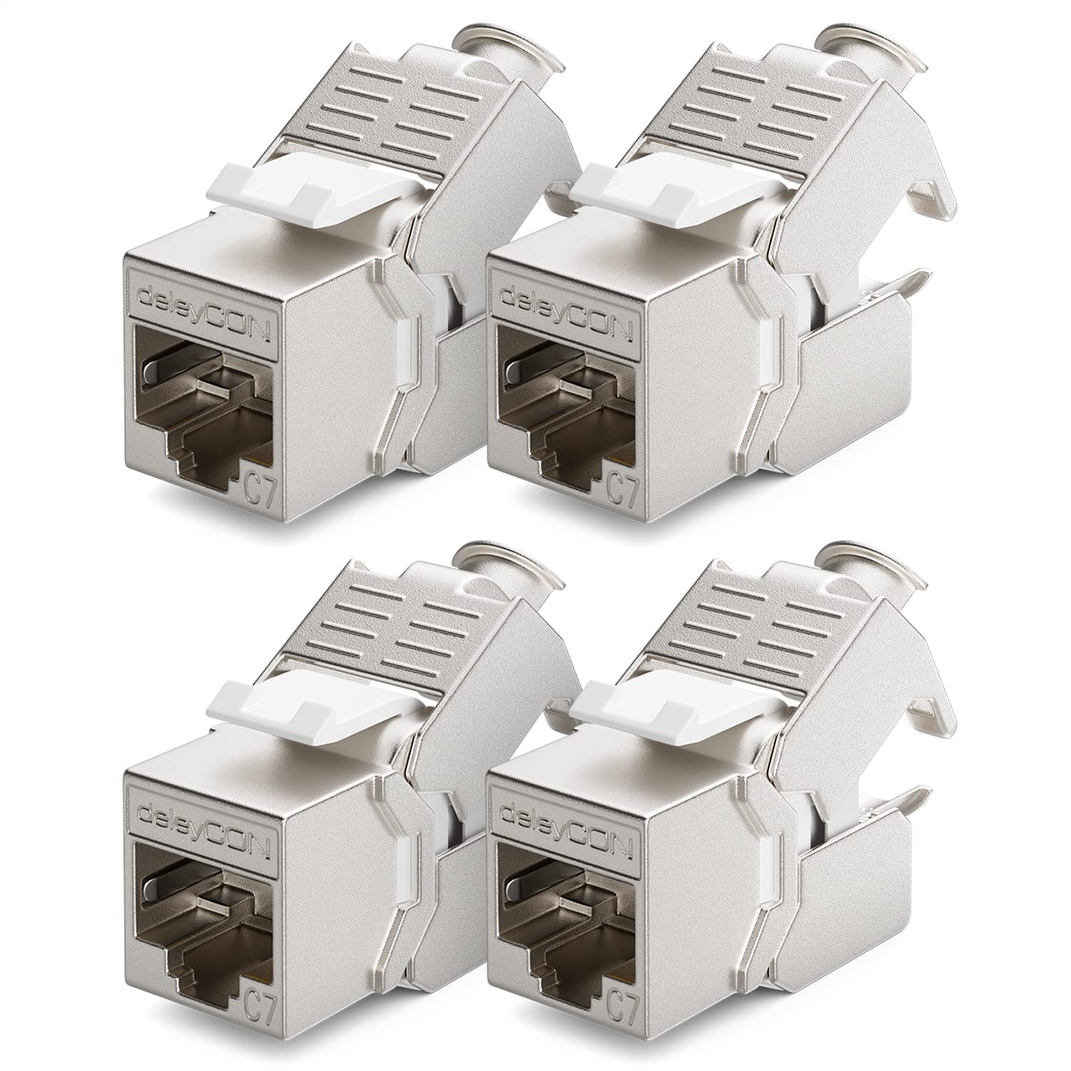 deleyCON CAT 7 Keystone Jack odul Optial für CAT7 CAT6 CAT6a