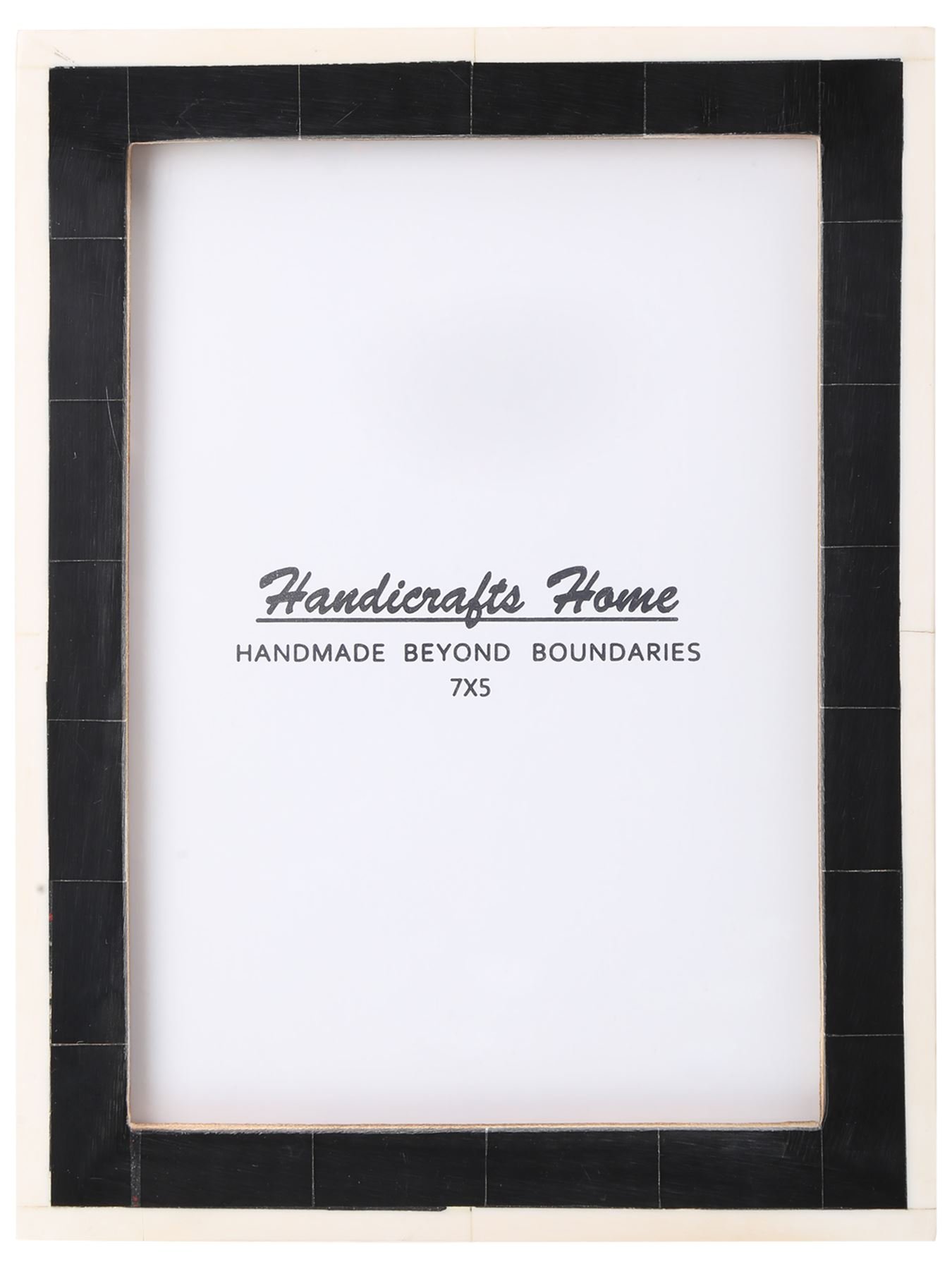 Handicrafts HomeStylish Mosaic Picture Frame - 8x10 Vintage Wall Art, Perfect for Boho Home Decor, Unique Holiday Gifts, Modern Gallery Walls, Family Photos & Trendy Decor Accents - Black