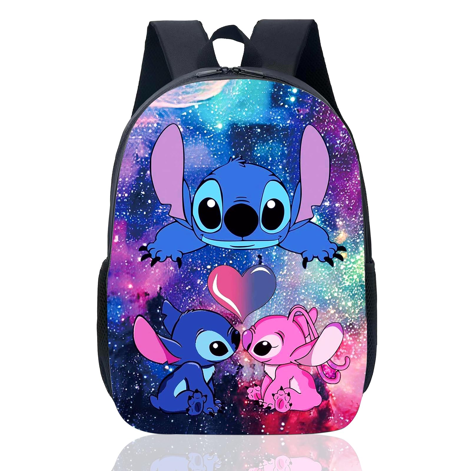 Sinwind Mochila Sti-tch para Niños, Mochila Niño Sti-tch, Mochila de Kindergarten de Sti-tch, Mochila Infantil Ajustable Sti-tch, Regalos Para NiñOs Y NiñAs, 42x29x16 Cm