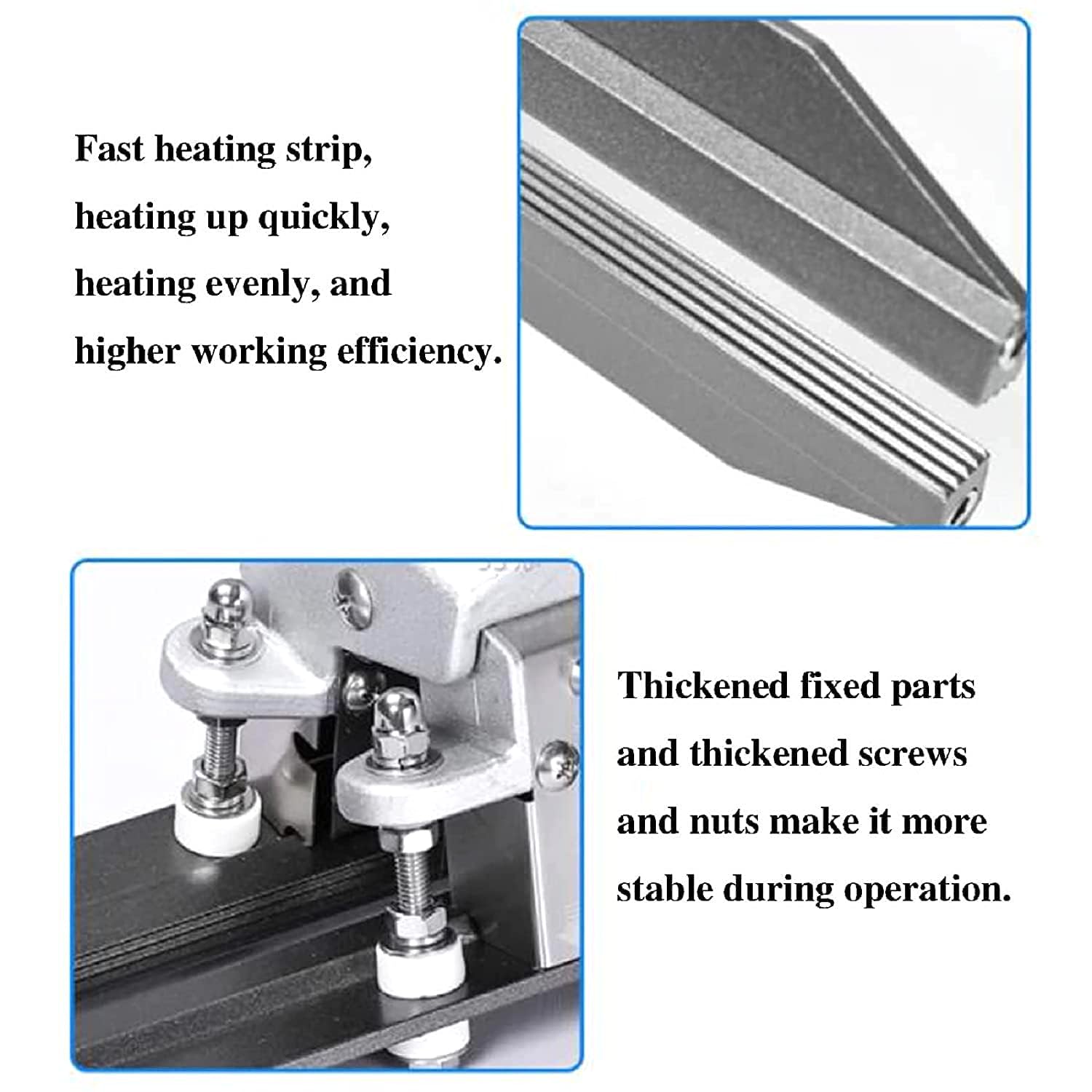 Hand Held Crimp Sealer, Portable Crimp Heat Sealer,Crimp Heat Sealer for Mylar Bags Aluminum, 0-300? Portable Hand Sealer