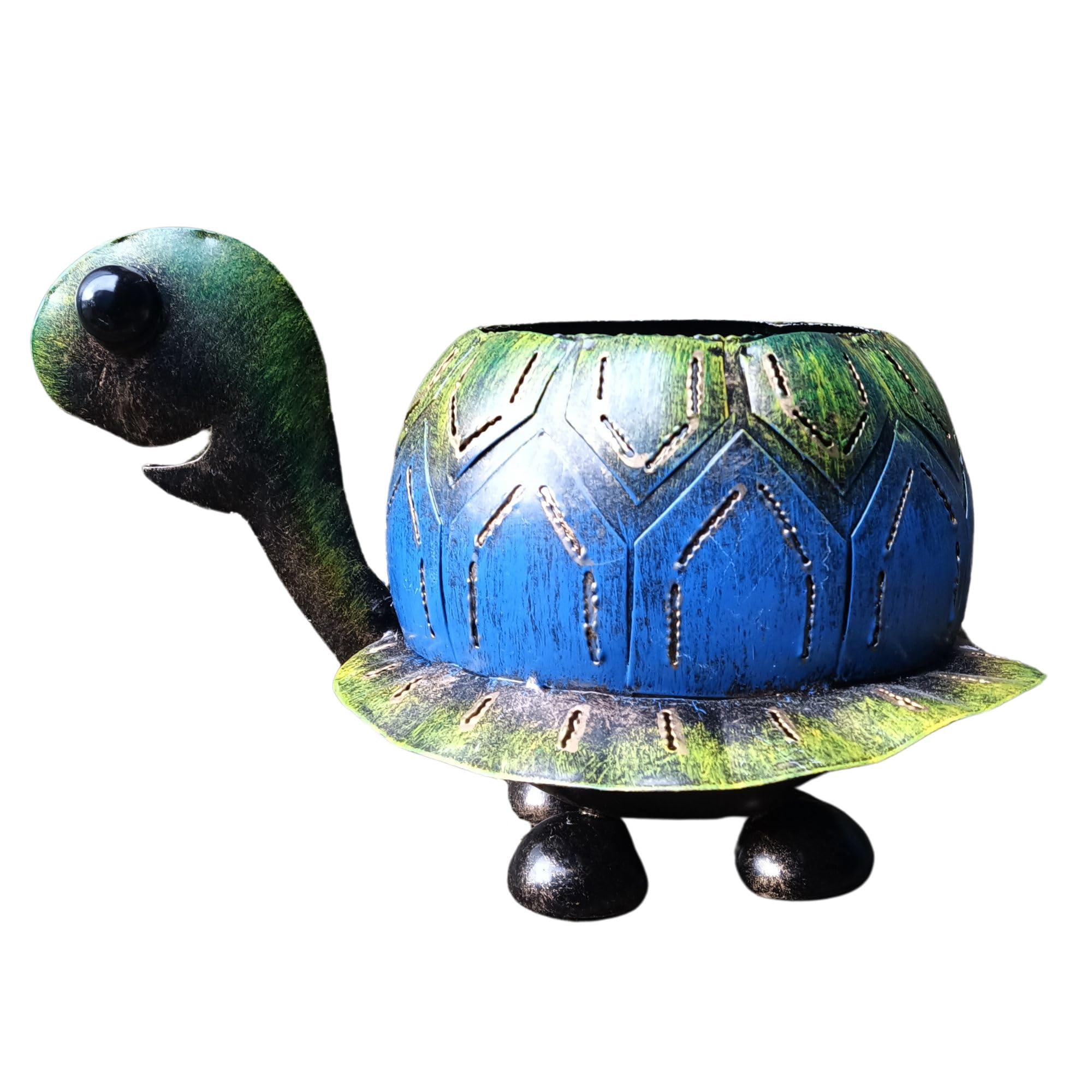 SK Style Decorative Flower Pot/Functional Metal Turtle Planter