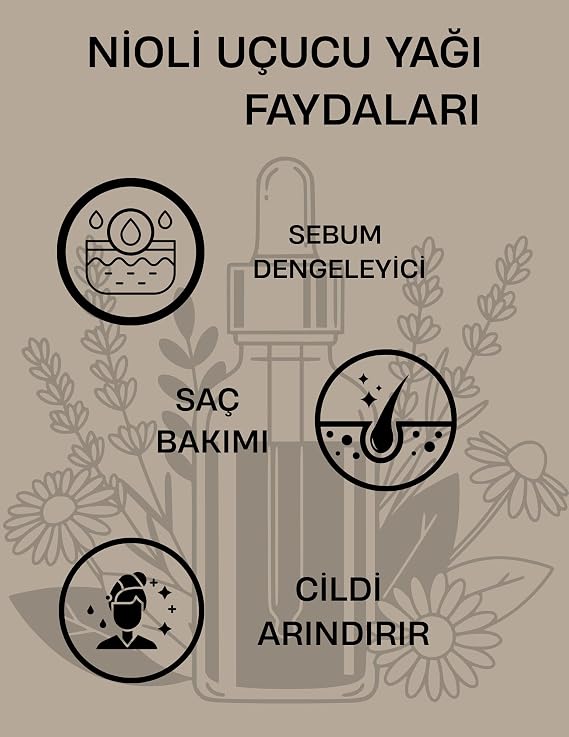 Arome'Se Nioli Yağı%100 Doğal (Niaouli Uçucu Yağı), Enfeksiyon Önleyici Bakım Yağı, 10 ml