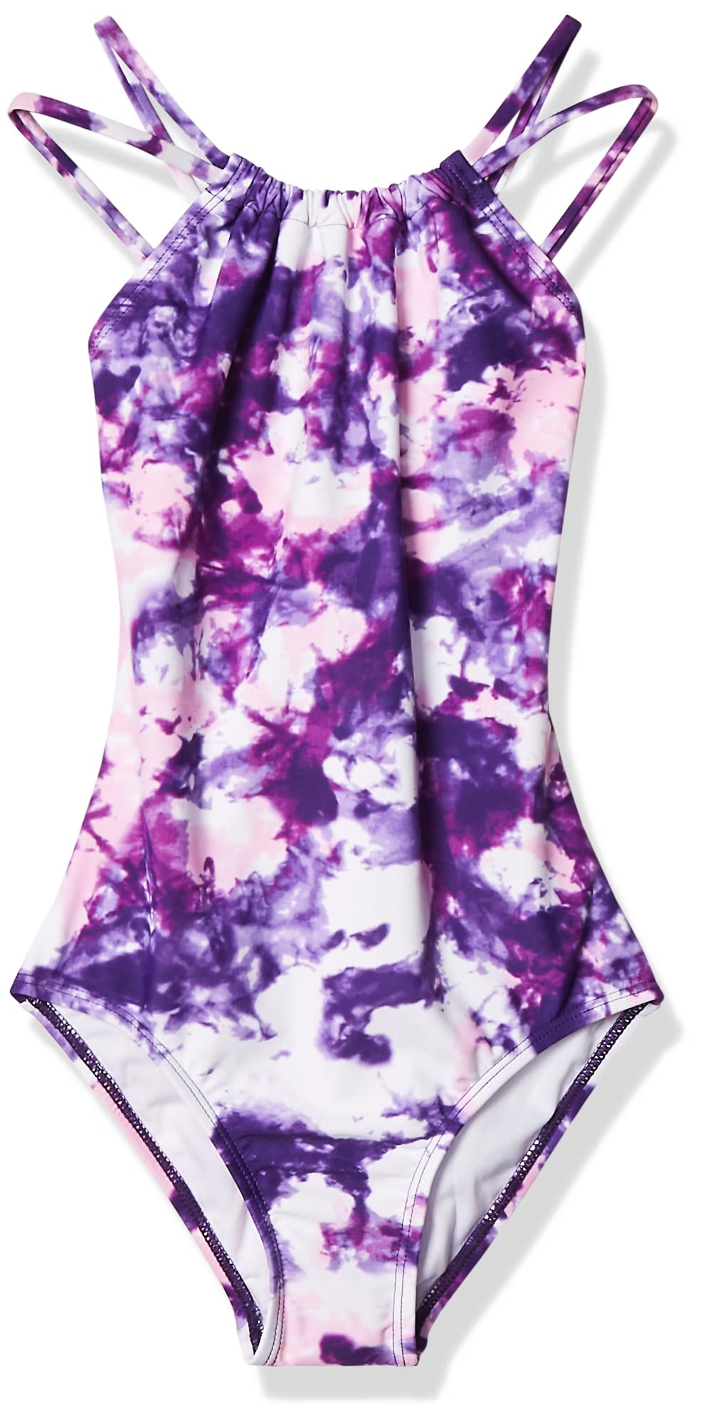 Kanu Surf Girls Jasmine Beach Sport Halter One Piece Swimsuit