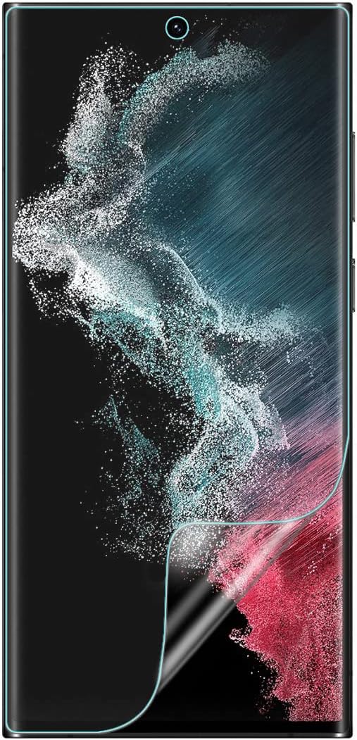 Casotec Screen Protector for Samsung Galaxy S22 Ultra 5G (Tempered Glass_Black)