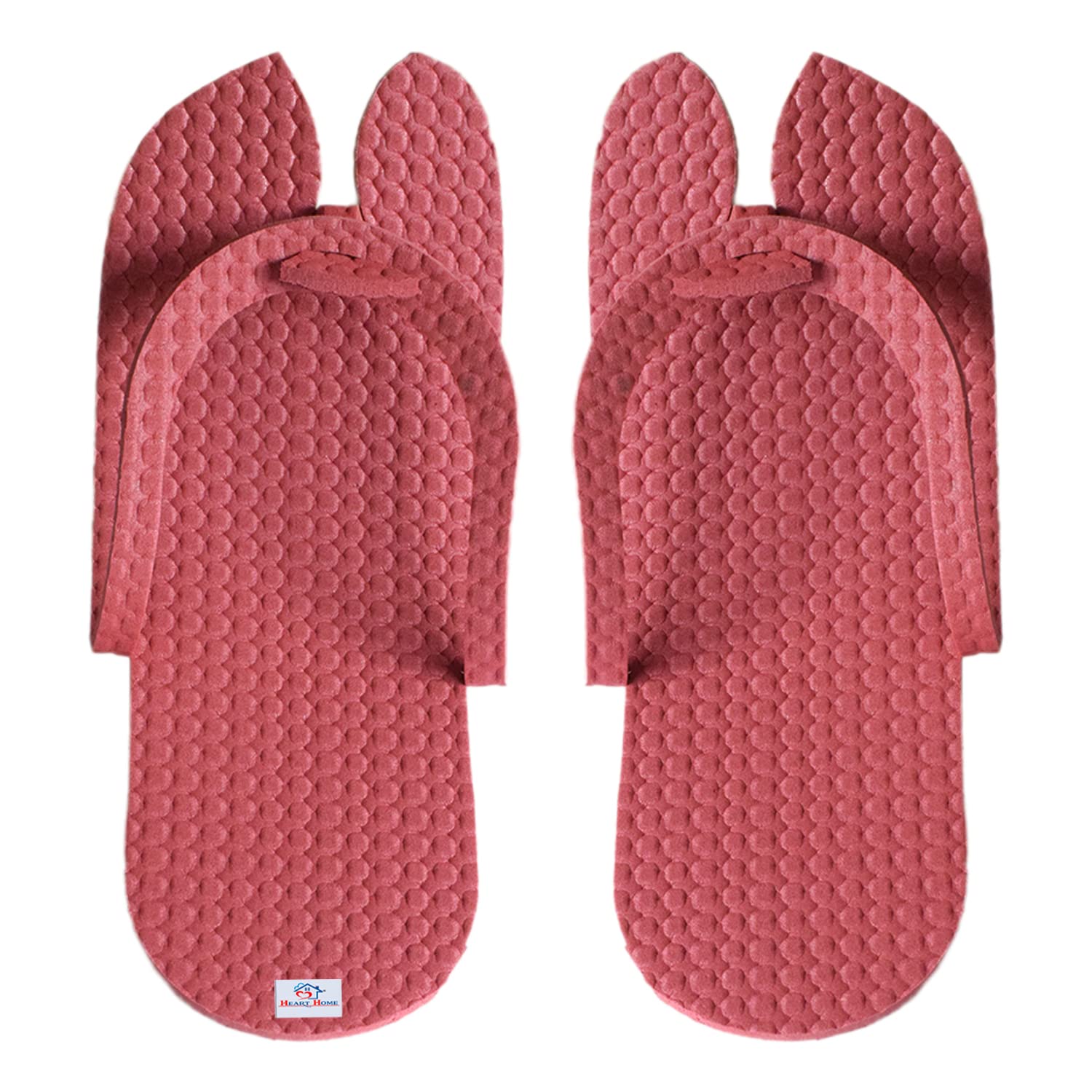 Heart Home Rubber Bathroom Slipper for Men & Women 1 Pair (Red) 54HH4208. (B0B538RF14) Amazon Price History, Amazon Price Tracker