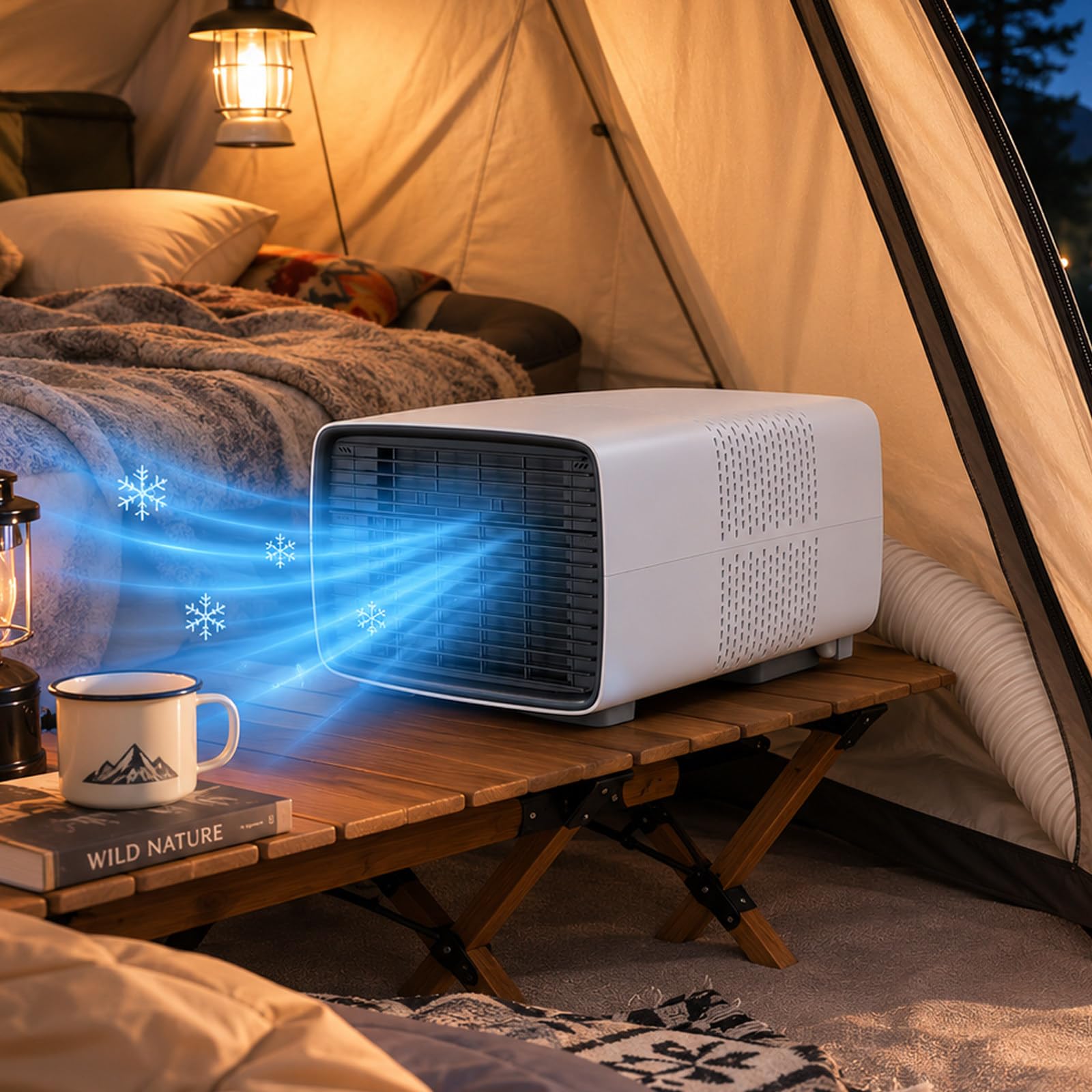 ORIDLECTAL Motorhome Air Conditioning Unit, Portable Tent Air Conditioner