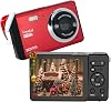 Digital Camera 8x Digital Zoom 20MP 1080P FHD 2.8” TFT LCD Screen GDC80X2 Simple Camera for KidsChildrenTeenagersBeginnersThe Elderly Red