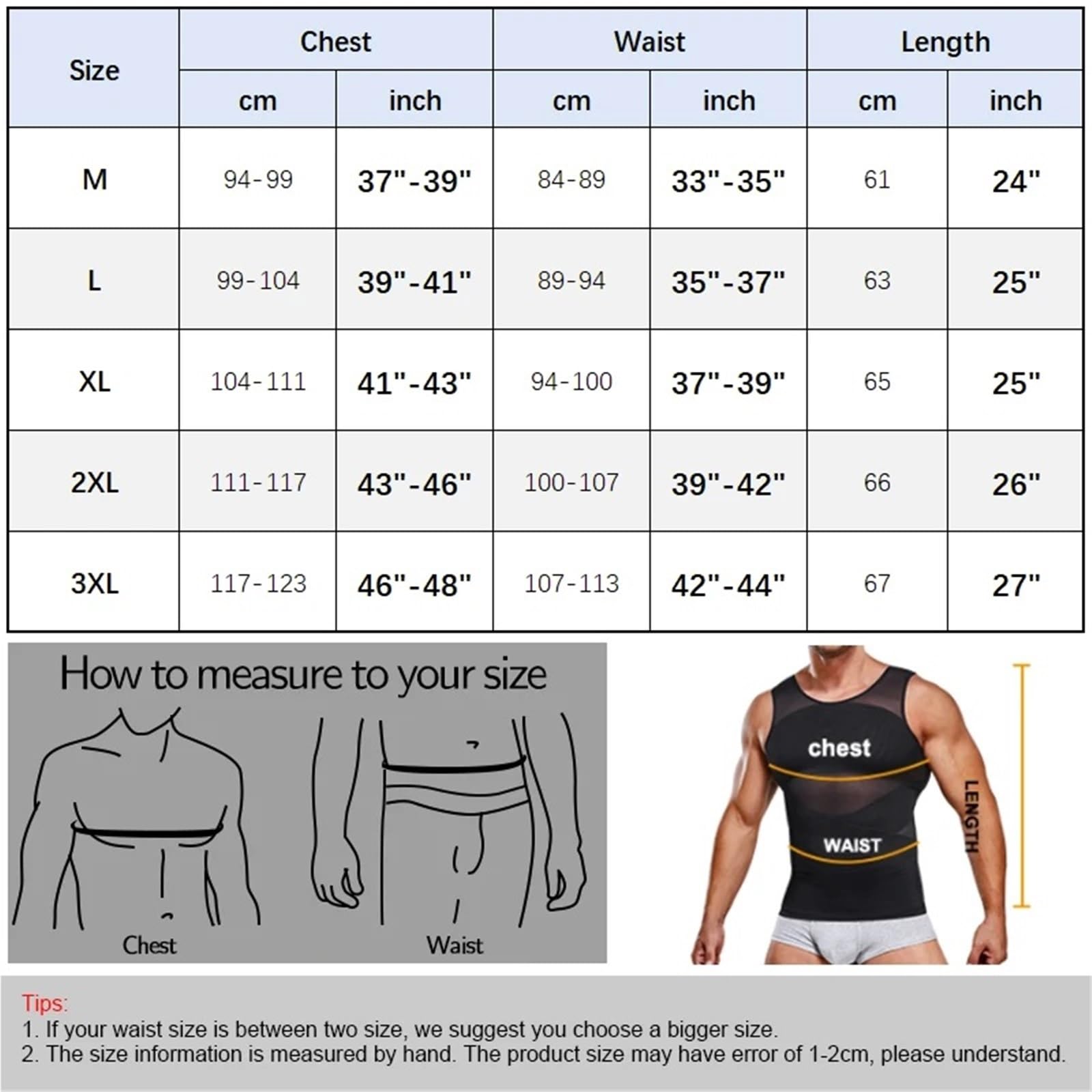 Faja Chaleco Hombre Camisas de compresión moldeadoras cuerpo for hombres | Camiseta interior adelgazante con cinturón en forma de X