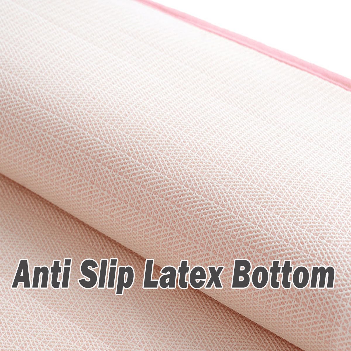 Tapis de bain antidérapant en chenille douce, haute absence, lavable en machine, pour salle de bain, cuisine, chambre à coucher - Violet (140 x 70 cm)