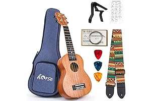 Ukeleles for Beginners Adults, 21 Inch Professional Soprano Ukelele Kit