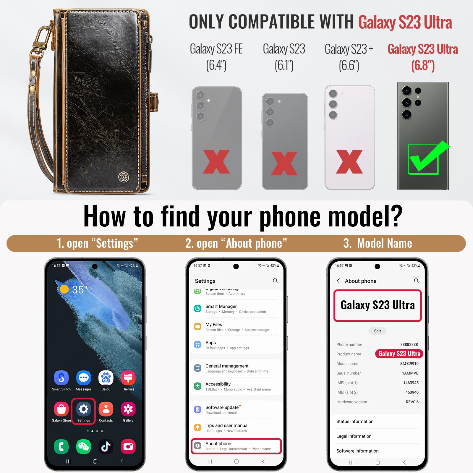 Defencase Cell Phone Flip Case