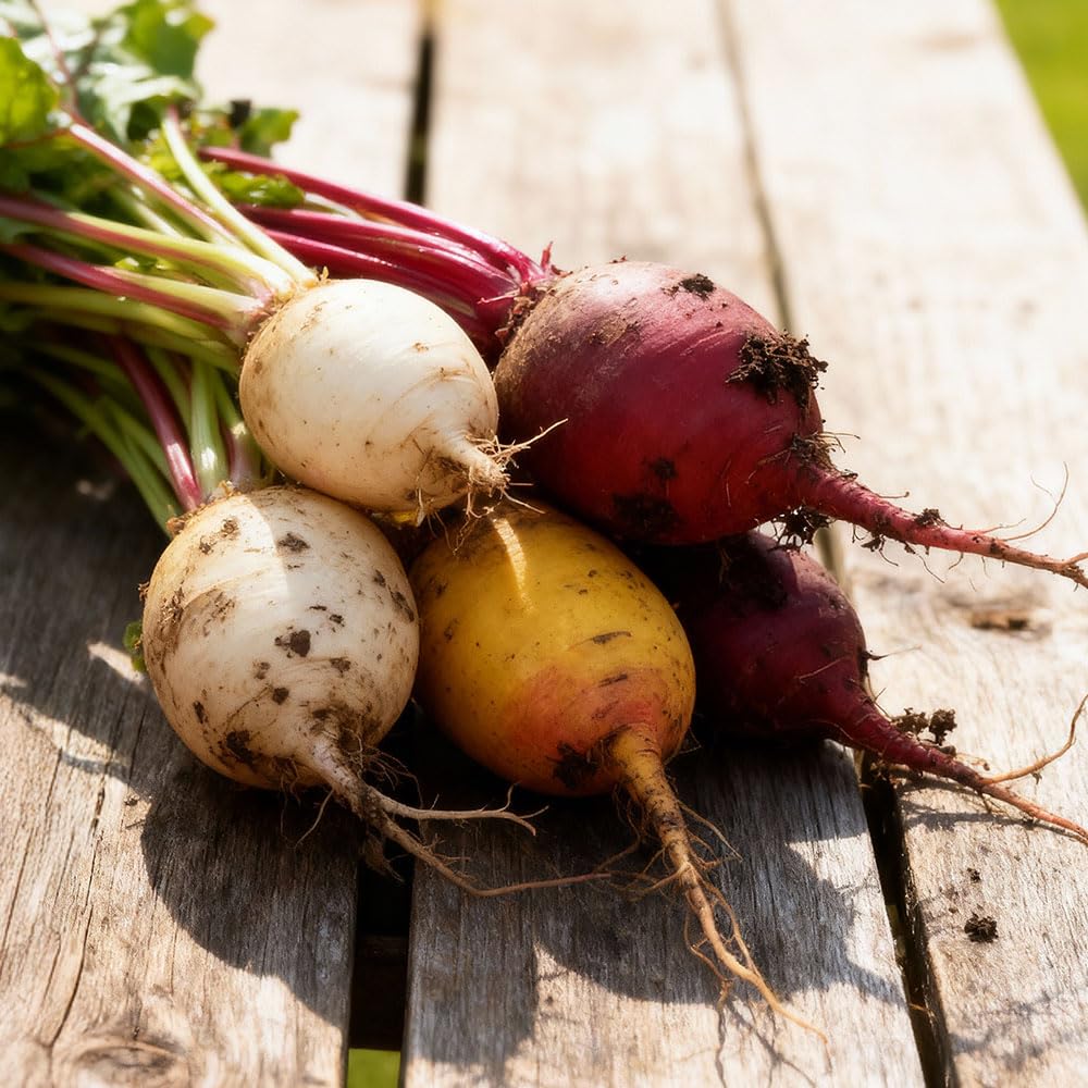 Beetroot Seeds – Selected Garden Beet Varieties – Fast Growing, High Yield – Easy to Grow for Home Gardening
