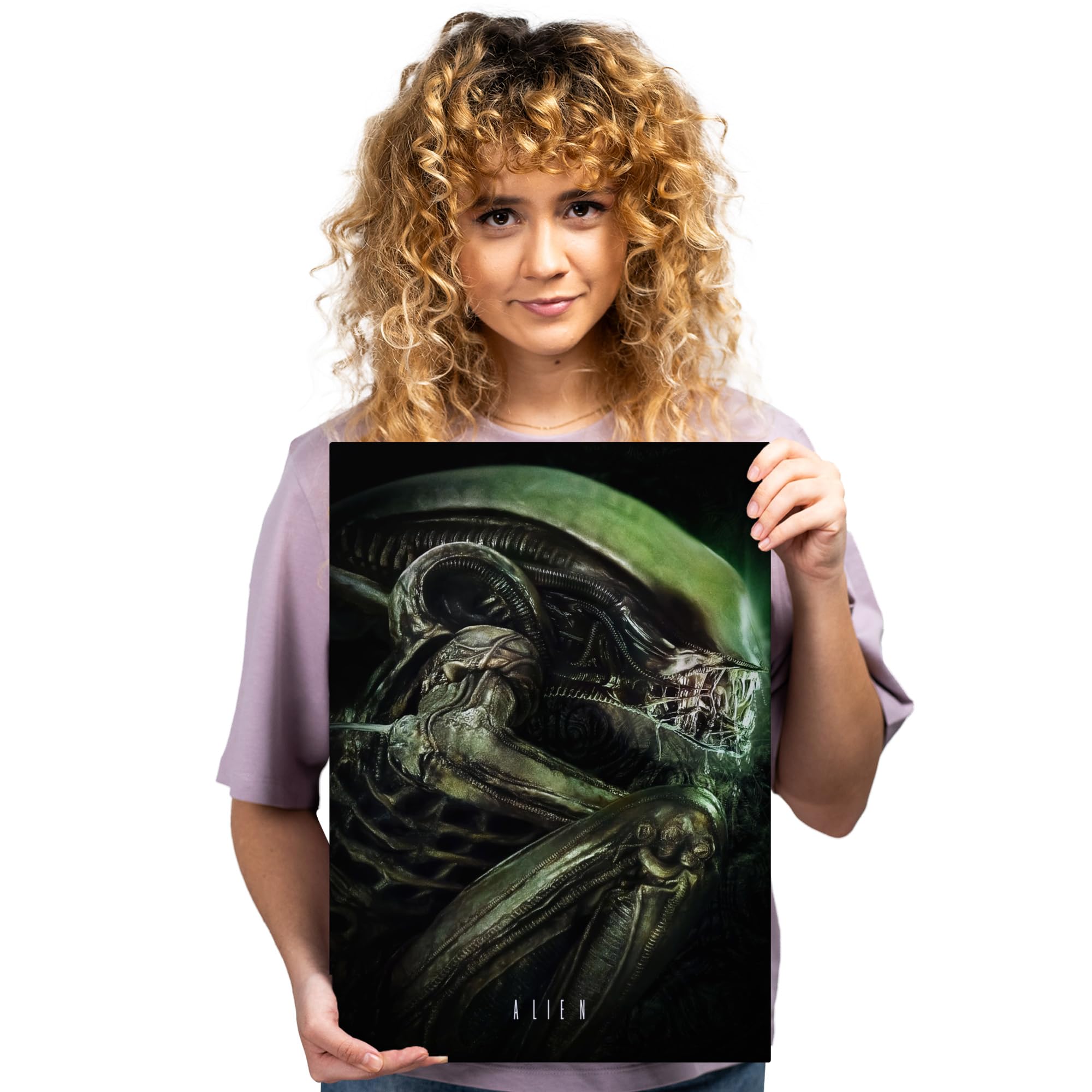 Amazon.com: Displate Official Alien Metal Poster Magnetic Mounting