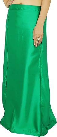 Inskirt Lining for Sari Indian Satin Silk Petticoat Gift for Women