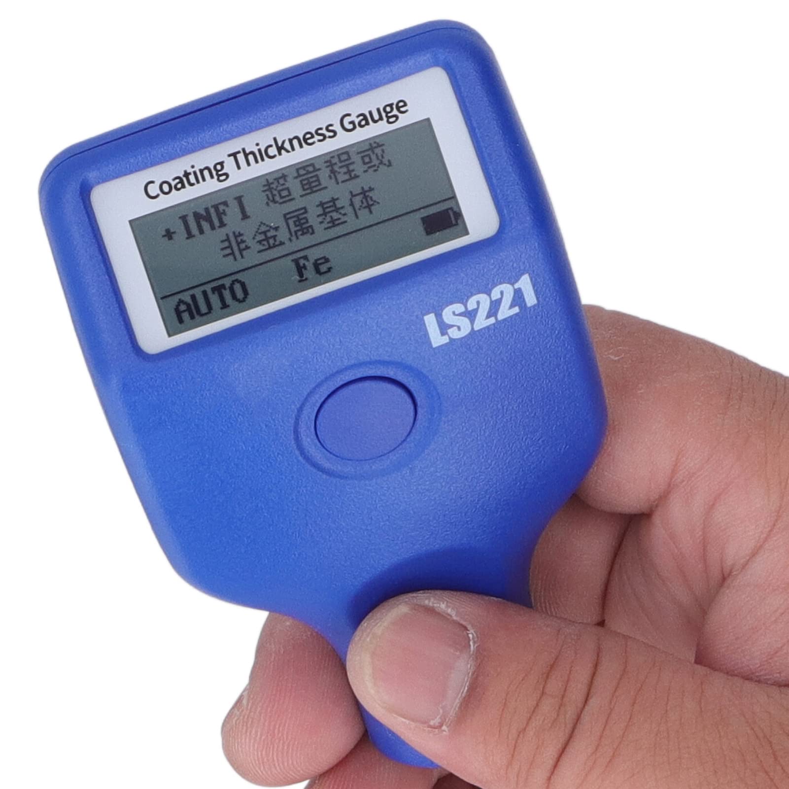 Aramox Cyfrowa grubość Powłoki, głębokość Lakieru z dzieloną sondą, Automatyczne Wykrywanie Fe NFe, 0 do 2000um, Końcówka, 3 Tryby Kontroli Samochodu Przemysłowe Testowanie Metali