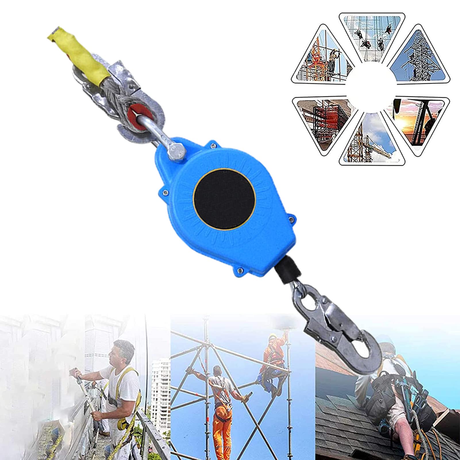 Buy SJASD Fall Arrest Block Height Safety Self Retracting Lifeline