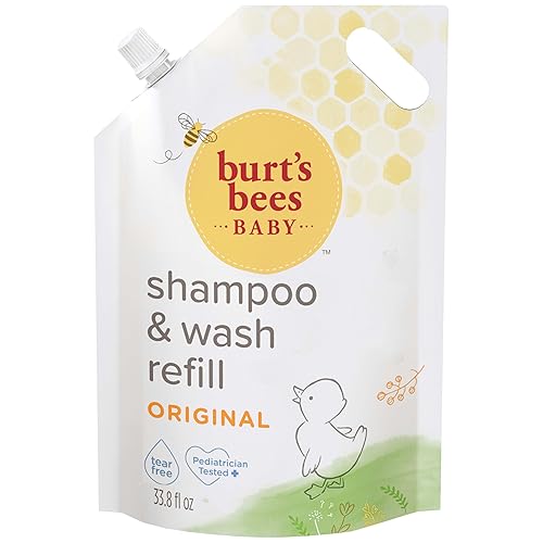 Miniatura 27 de Burt's Bees Champú y lavado de bebés, jabón para bebés de lágrimas originales - 21 onzas (paquete de 1), el embalaje puede variar.
