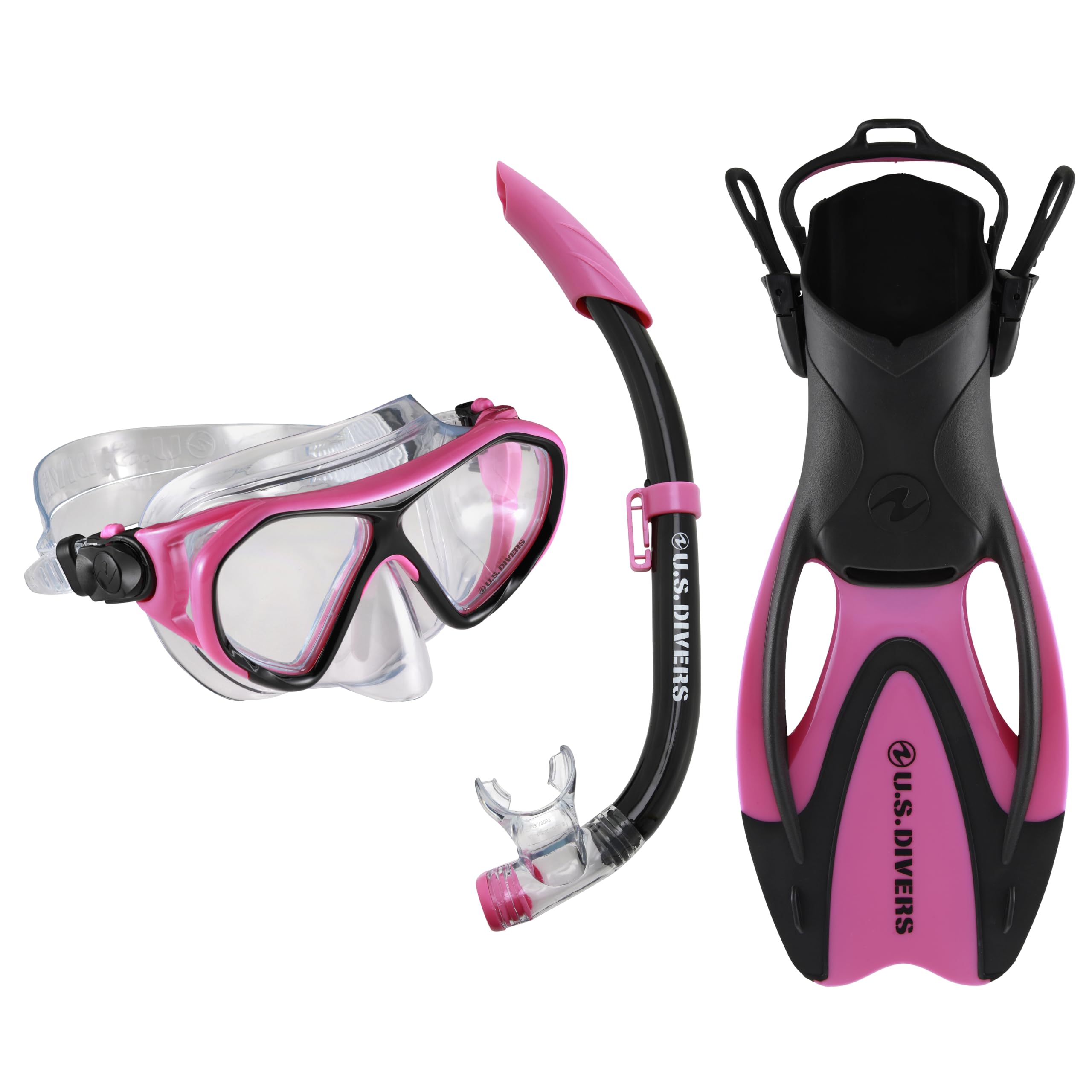 US Divers SET DORADO II JR PINK BLACK L