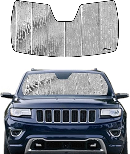 Parasol para parabrisas para Jeep Grand Cherokee 2014-2021, Grand Cherokee WK 2022 Parasol para ventana delantera - AstraGuard